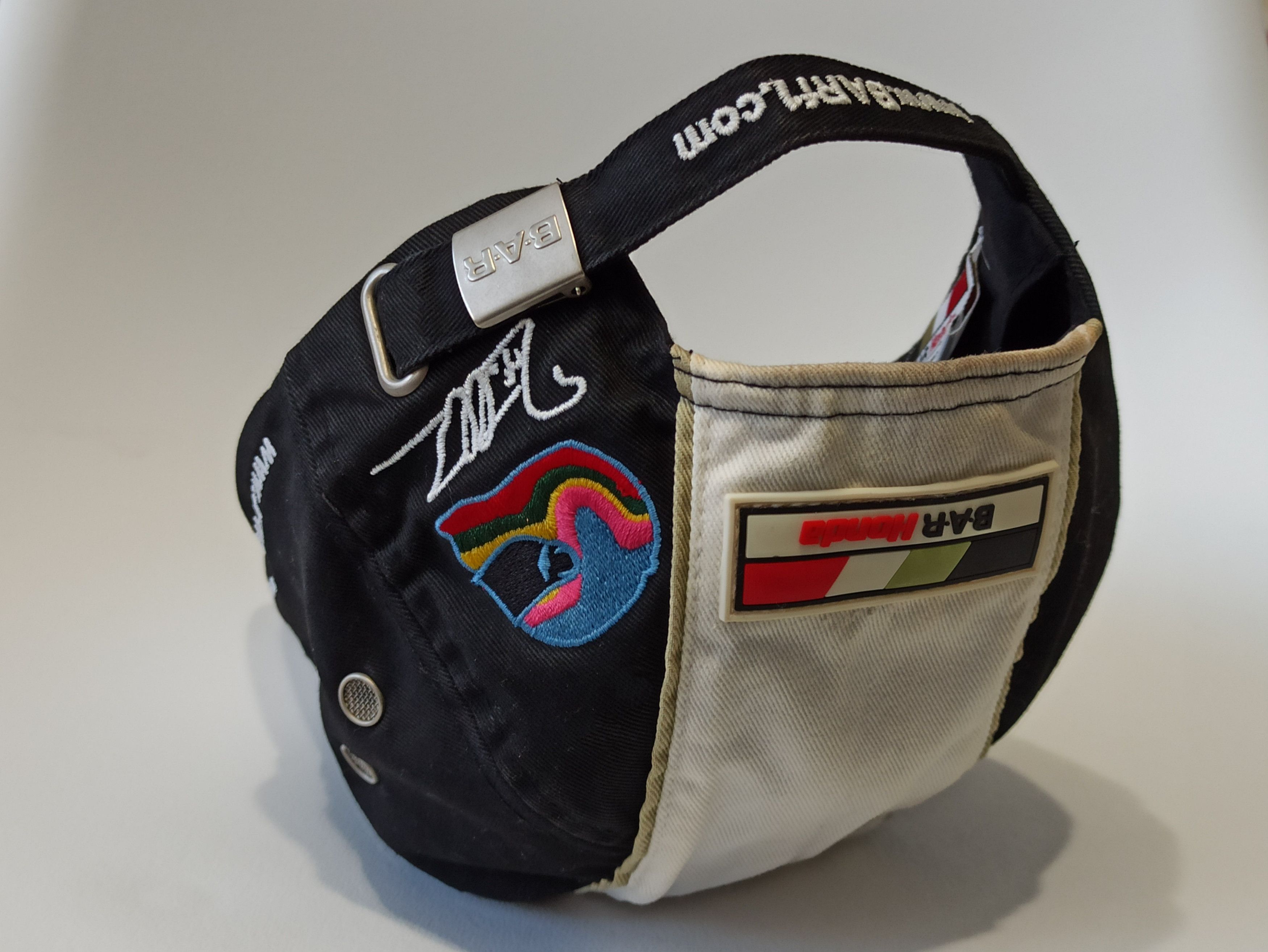 Formula 1 Jacques Villeneuve BAR Honda F1 Team Vintage Cap Size ONE SIZE - 6 Thumbnail