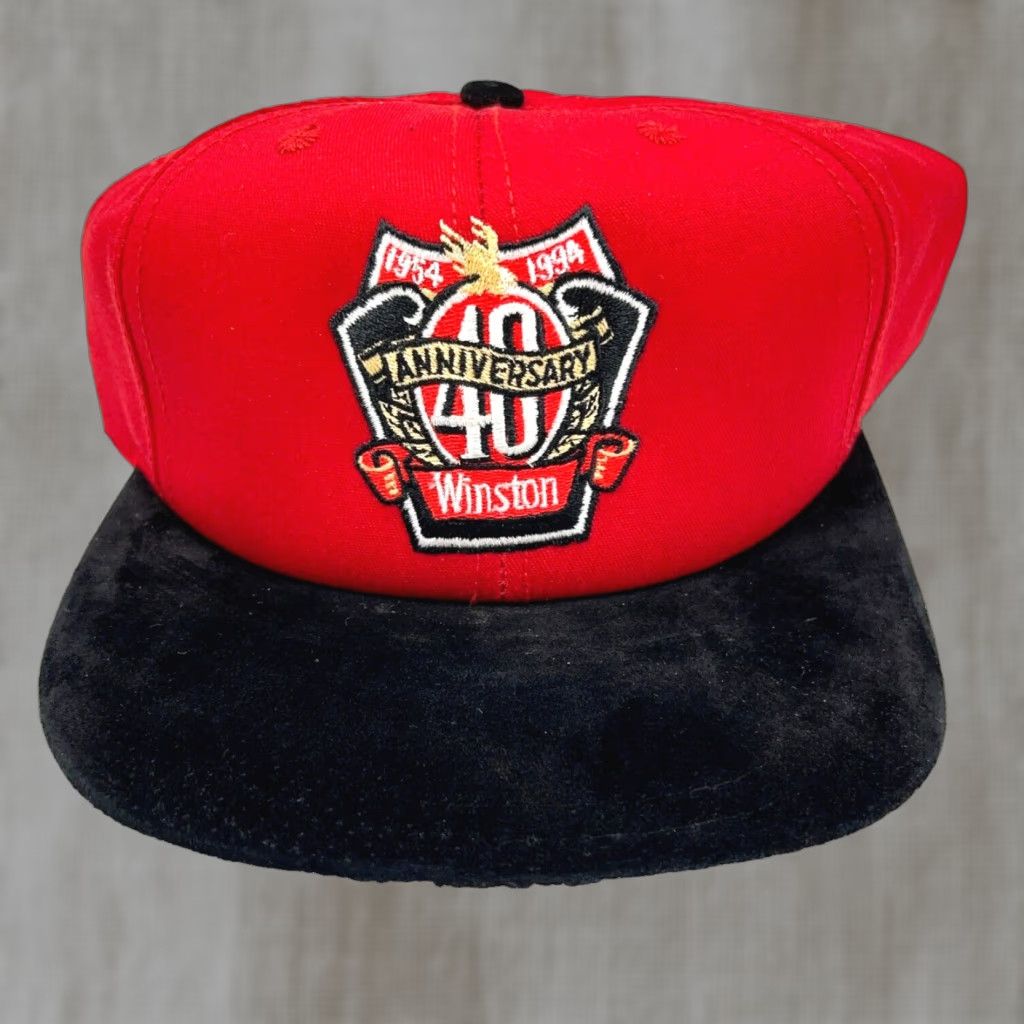 Vintage VINTAGE Stylemaster Hat Snapback Mens Adjustable Red 90s 80s ...