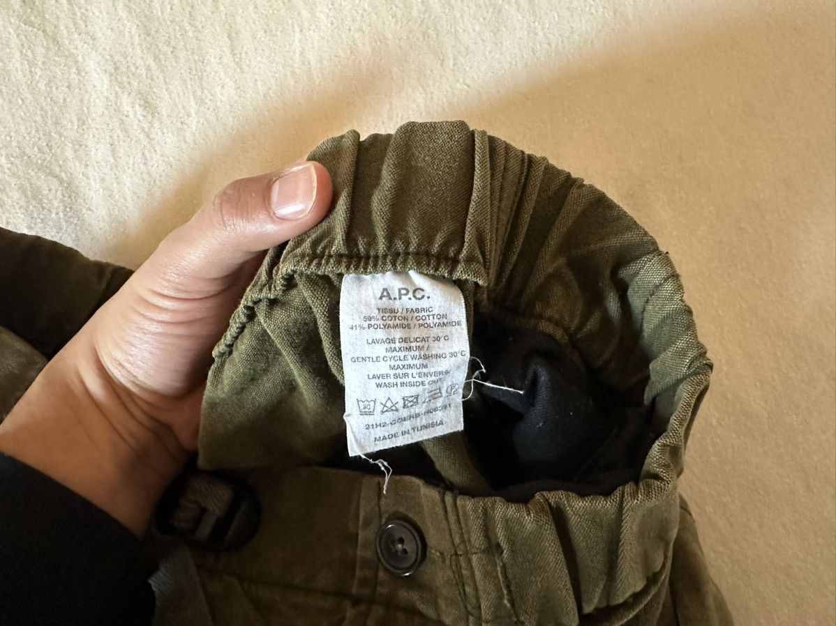 A.P.C. A.P.C Green military wide streetwear pants Size US 32 / EU 48 - 3 Thumbnail