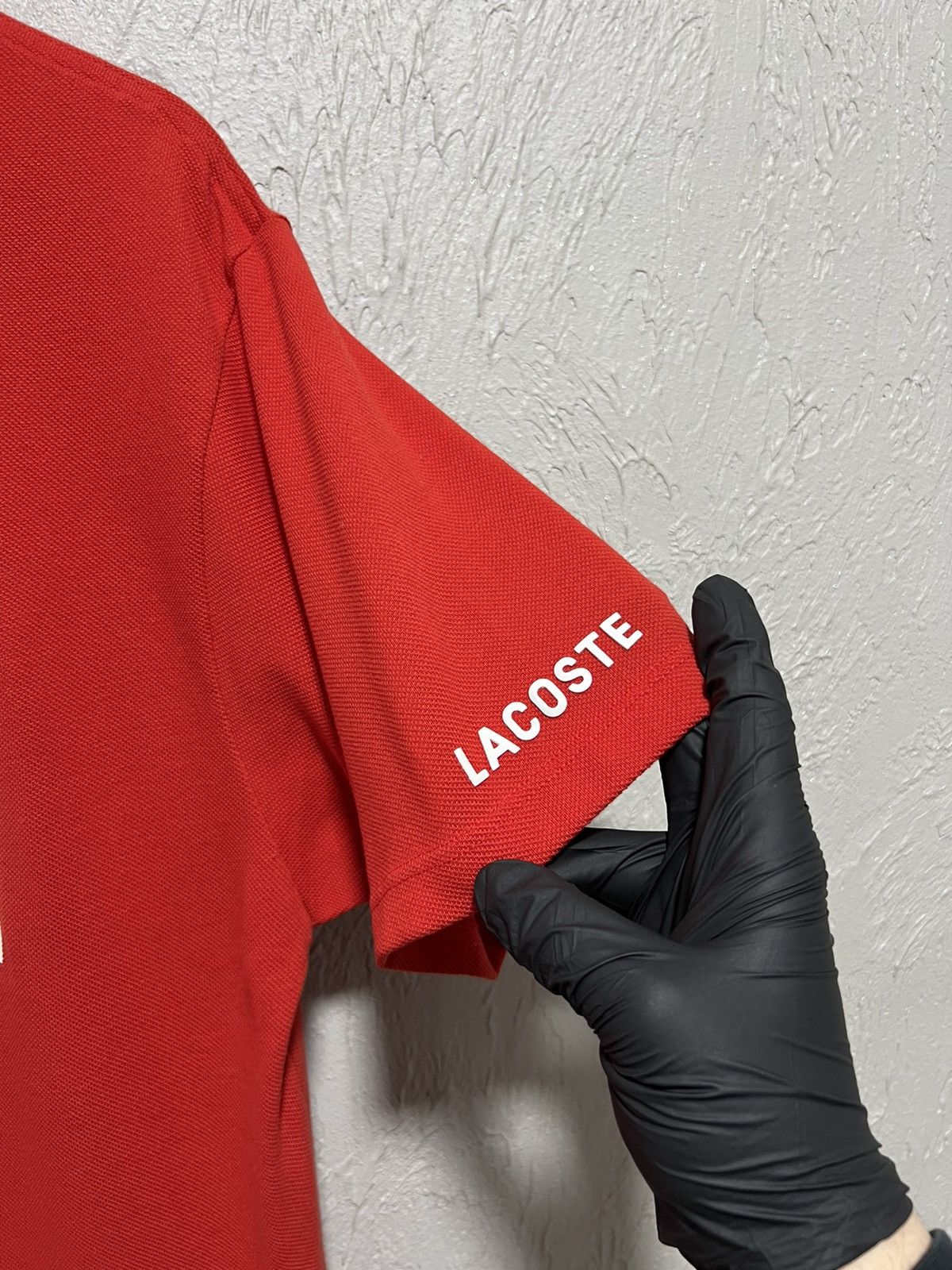 Lacoste 🇨🇭Rare Lacoste Sport SUI Polo Vintage Red Style Chief Keef Size US L / EU 52-54 / 3 - 13 Thumbnail