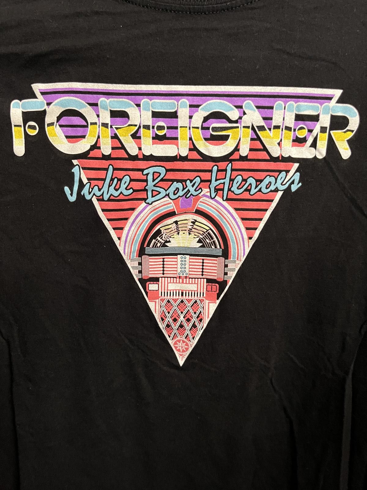 Designer Foreigner Band t-shirt - Juke Box Heroes Shirt - L Size US L / EU 52-54 / 3 - 3 Thumbnail