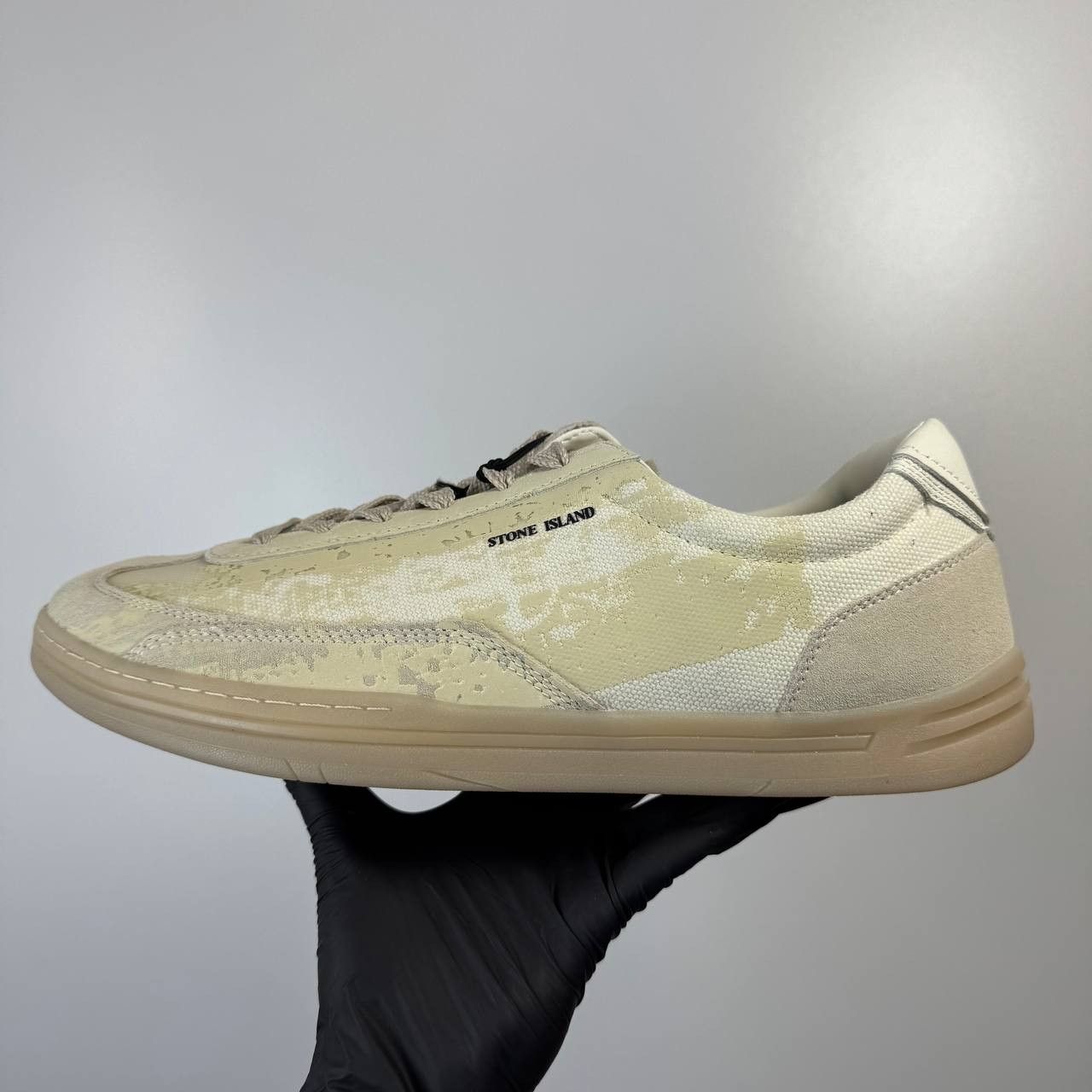 Stone Island Stone Island Sneakers Beige “Plantare” Low Top Authentic 45 Size US 12 / EU 45 - 3 Thumbnail