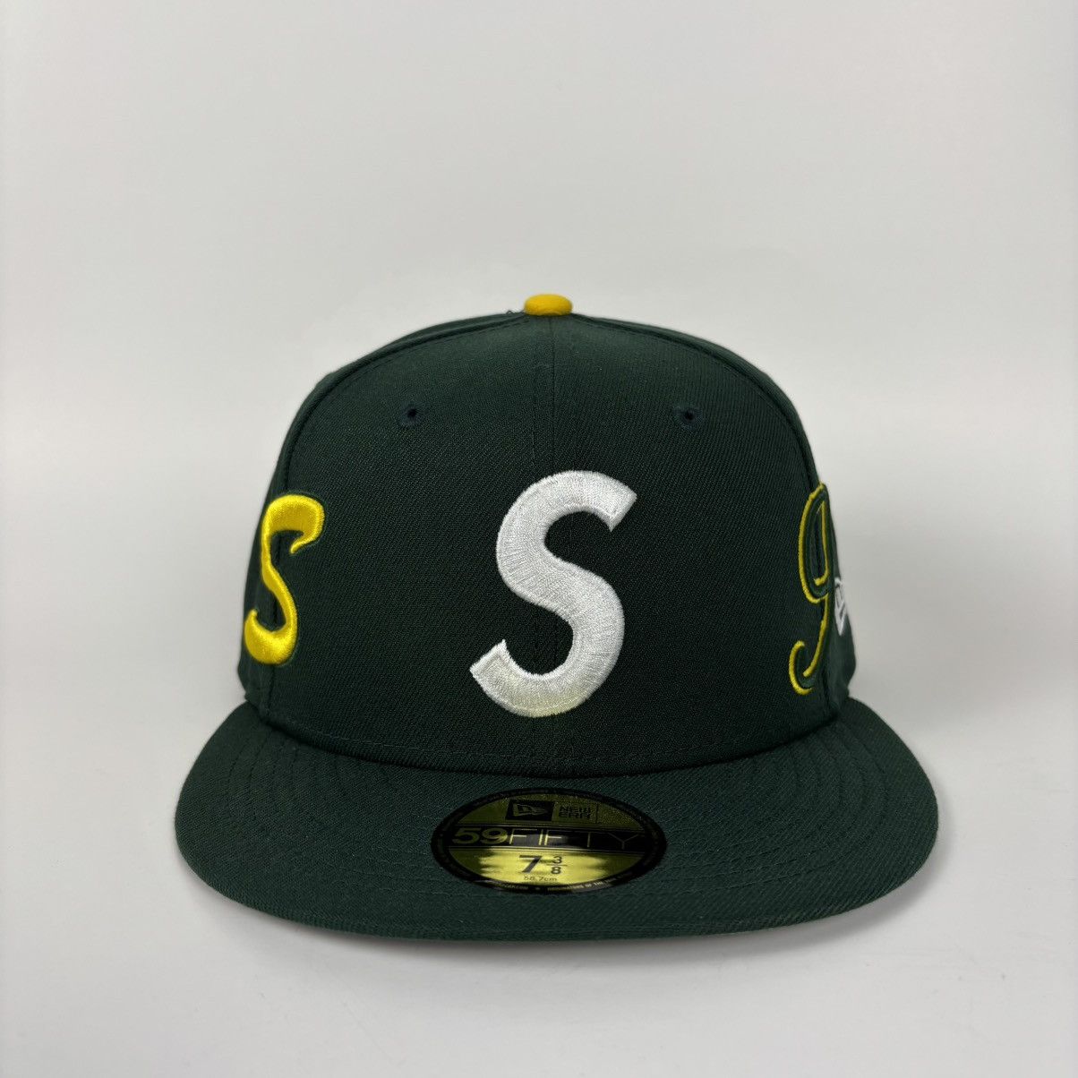 New Era × Supreme Multi S logo New era fitted 7 3/8 | Grailed