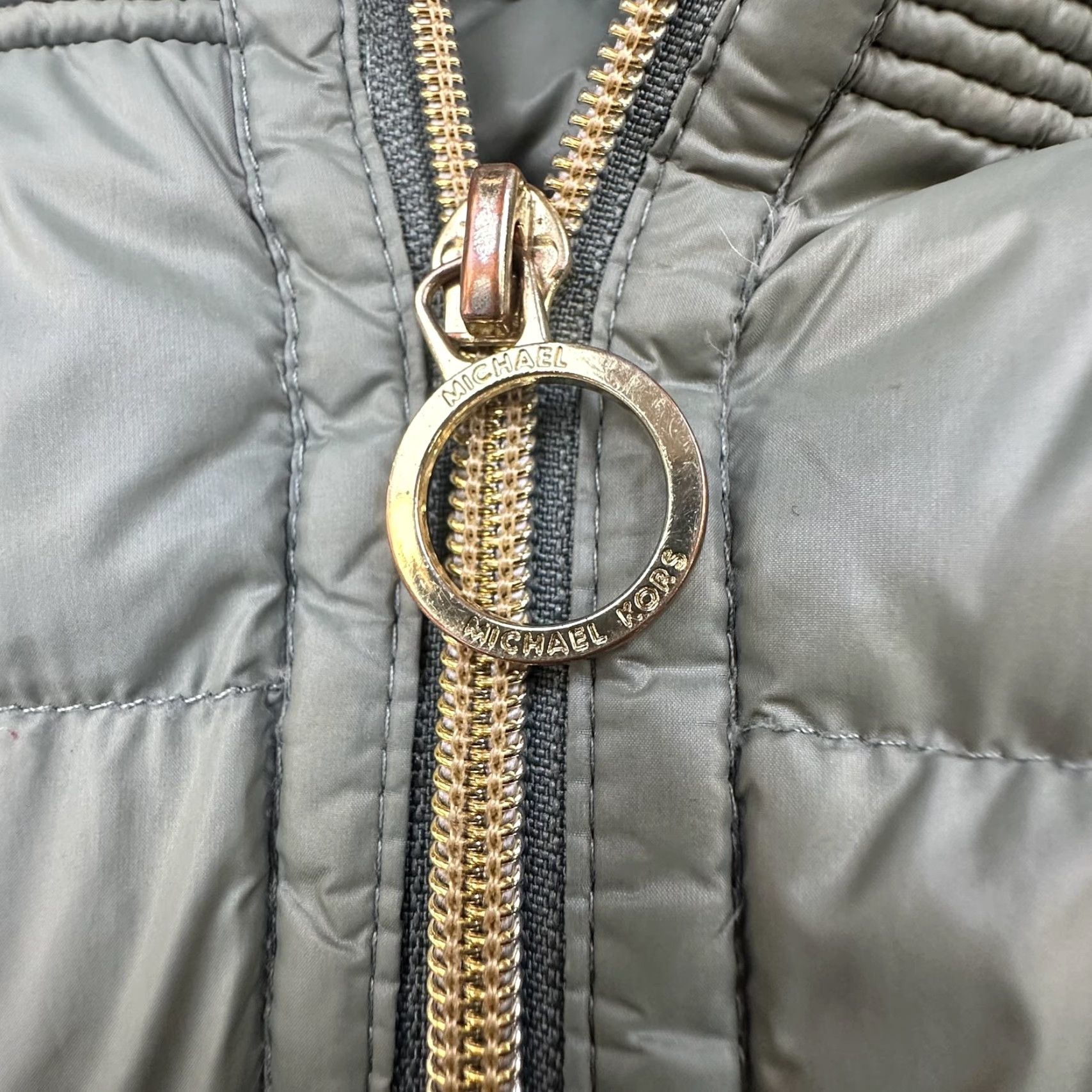 Michael Kors Michael Kors Jacket Womens Small Gray Packable Down Fill Hooded Puffer Coat Size S / US 4 / IT 40 - 7 Thumbnail