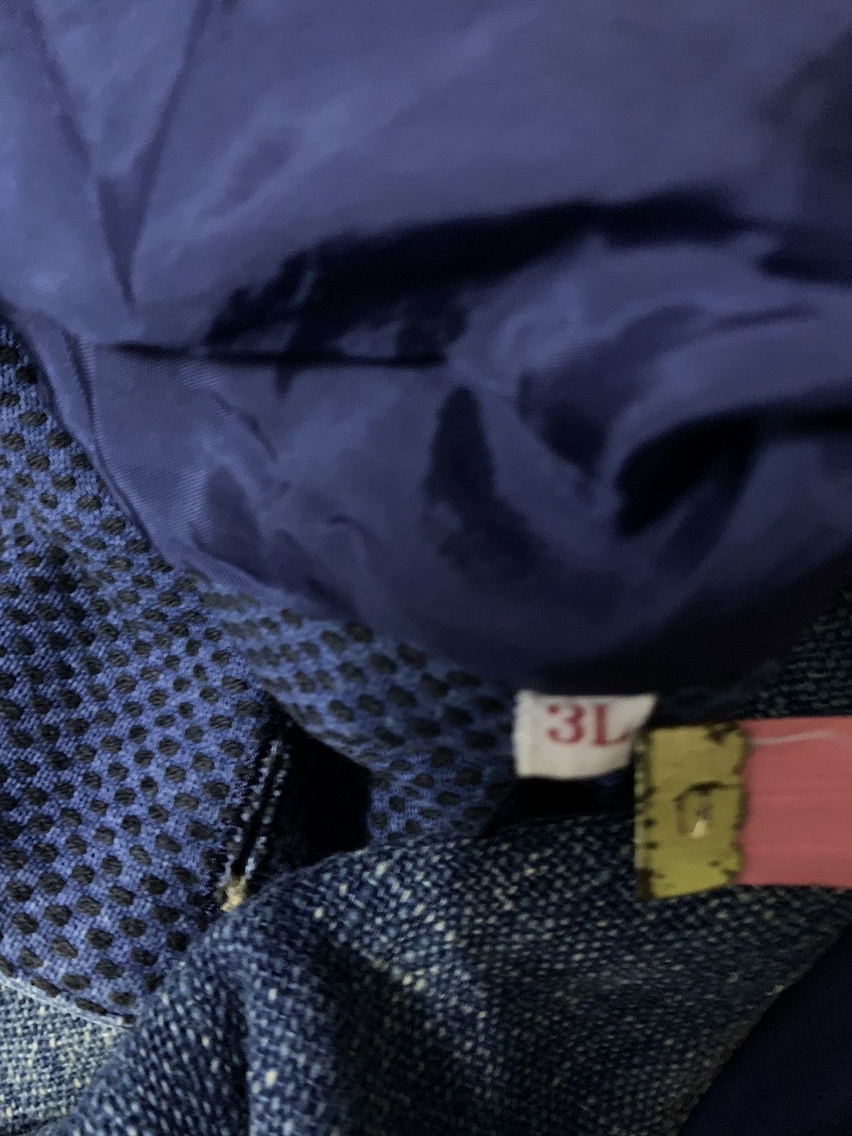 Indigo × Japanese Brand × Vintage Vintage Japanese Indigo Blue Patchwork Jacket Size US XL / EU 56 / 4 - 5 Thumbnail