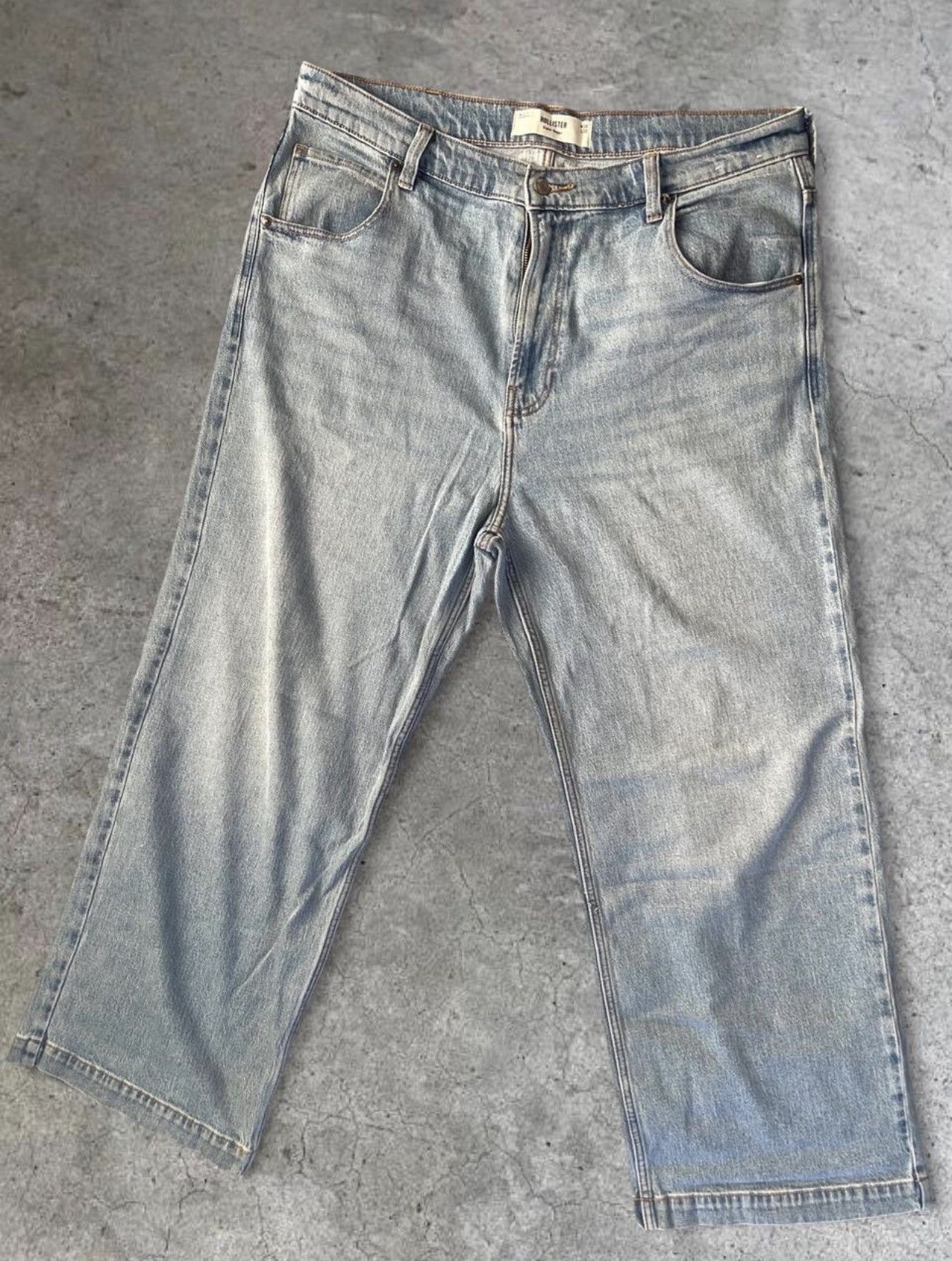 Hollister Holister Blue Super Baggy Jeans Size US 38 / EU 54 - 1 Thumbnail
