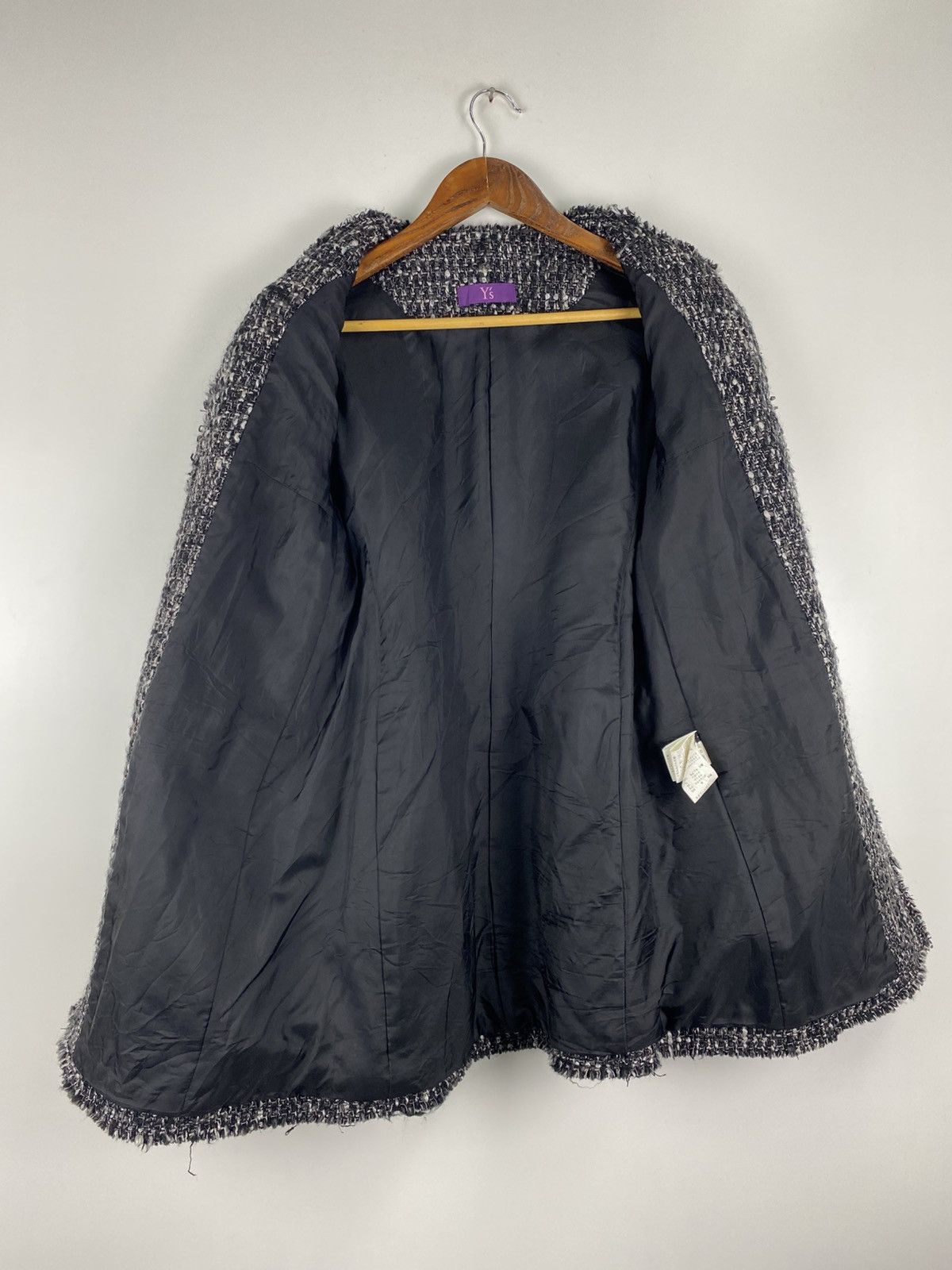 Yohji Yamamoto Y’s Tweed Jacket Size S / US 4 / IT 40 - 12 Thumbnail