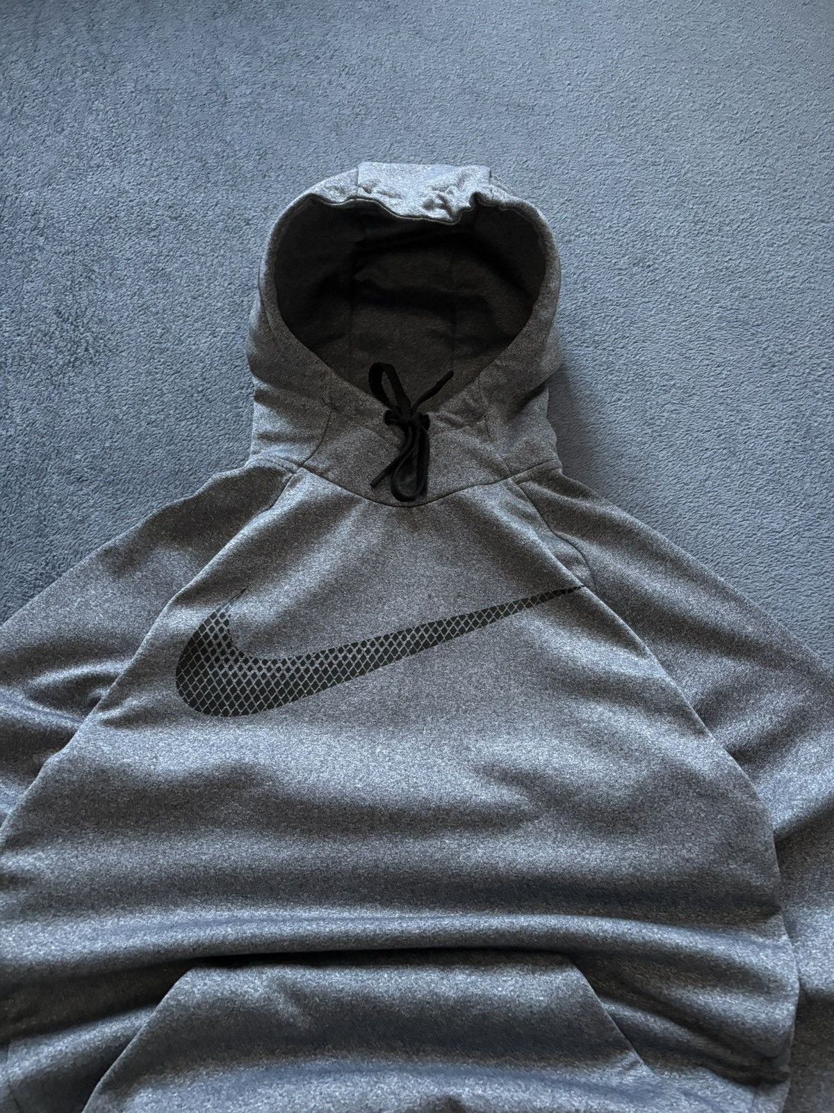 Nike 90s Vintage Nike Dri Fit Big Swoosh Logo Sport Y2K Hoodie Size US S / EU 44-46 / 1 - 4 Thumbnail
