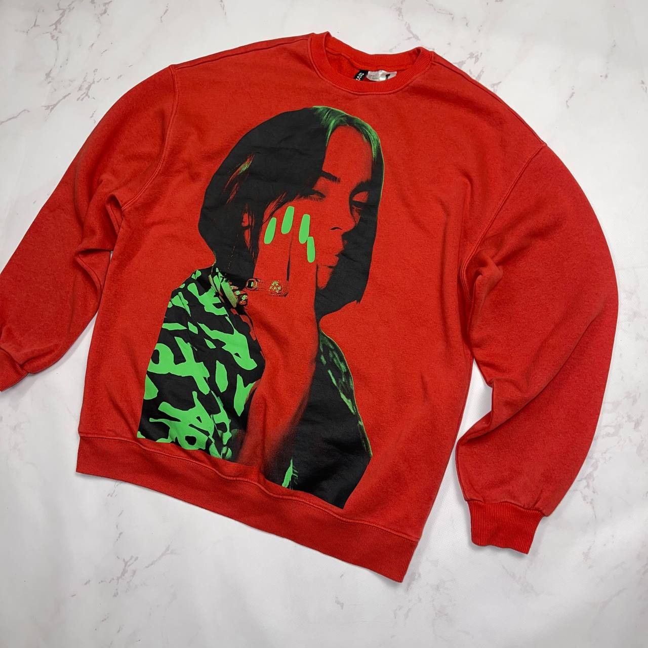 Vintage Sweat-shirt Billie Eilish H&M rare graphique logo S Size US S / EU 44-46 / 1 - 3 Thumbnail