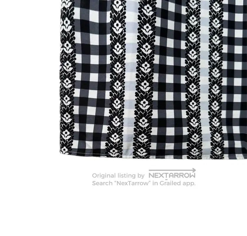 Miu Miu Miu Miu Colorblock Cotton Blend Dress . Size L / US 10 / IT 46 - 6 Thumbnail