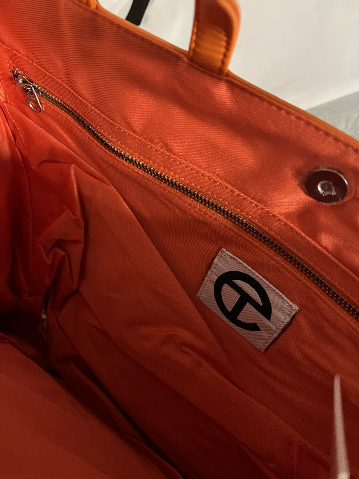 Telfar Telfar Shopping Bag Large Orange Size ONE SIZE - 7 Thumbnail