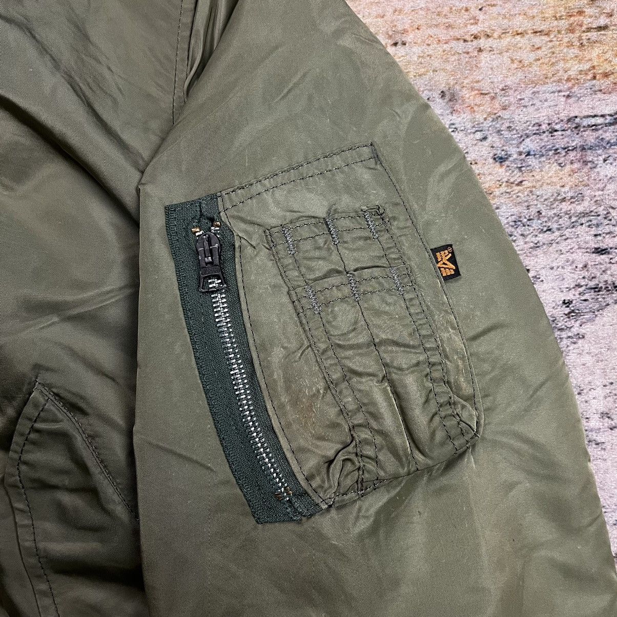 Alpha Industries × Vintage Vintage Alpha Industries Big logo Ma-1 bomber jacket Size US L / EU 52-54 / 3 - 11 Thumbnail