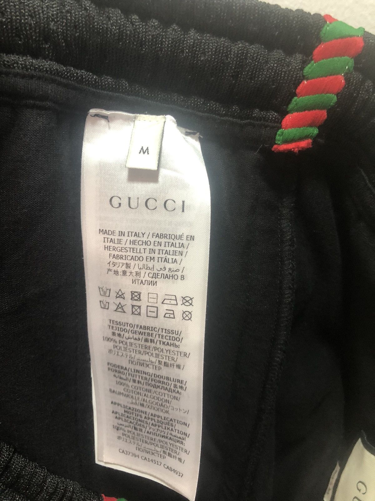 Gucci GUCCI Track Pants Airtex Rope Taped GG Logo Italy Size US 32 / EU 48 - 8 Thumbnail