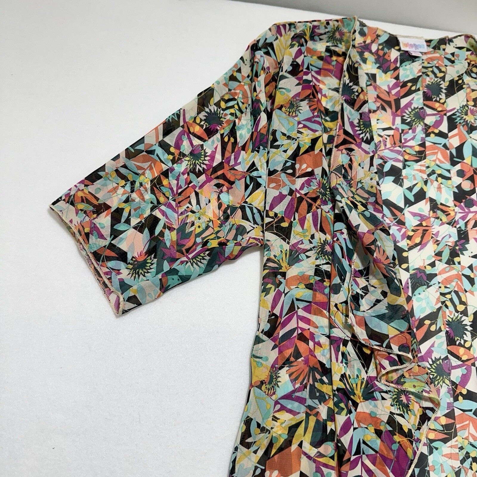 Other LuLaRoe Shirley Small Kimono Cardigan Open Front Sheer Size S / US 4 / IT 40 - 6 Thumbnail