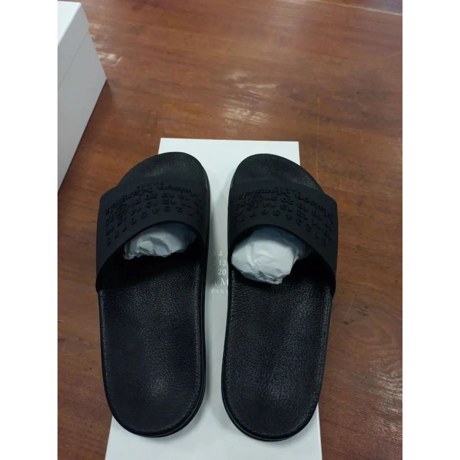 Maison Margiela o1rshd1 Slipper S57WX0024 in Nero Size US 10 / EU 43 - 6 Thumbnail