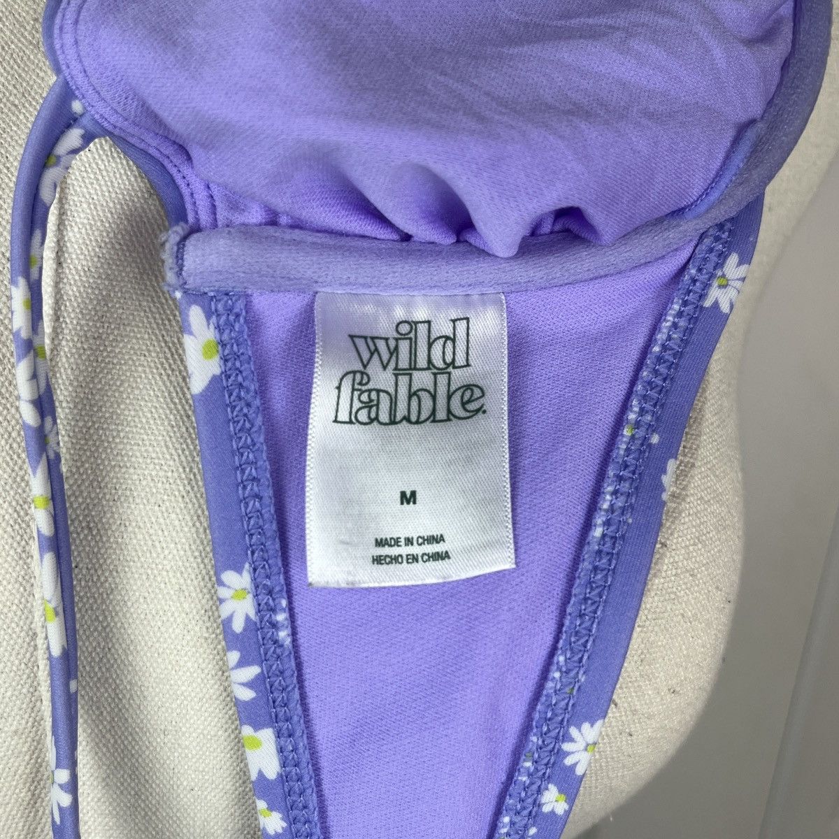Other Wild fable purple floral bikini top Size M / US 6-8 / IT 42-44 - 3 Thumbnail