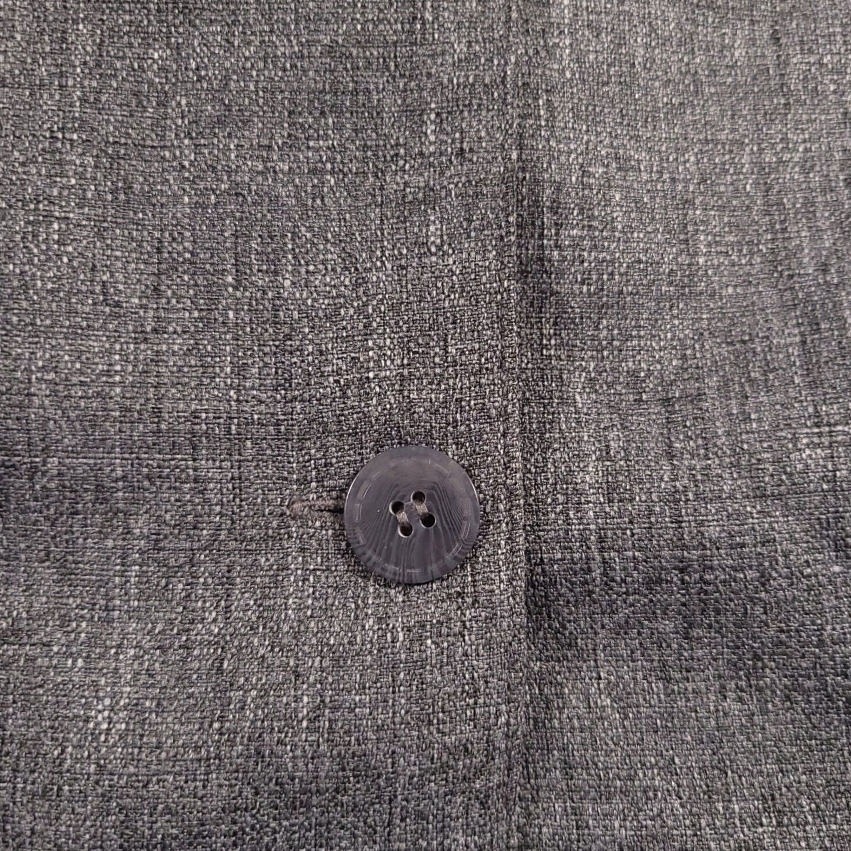 Vintage VINTAGE Alfred Dunner Blazer Shirt Jacket Women’s 12 Gray Shoulder Pads Button Up Size XL / US 12-14 / IT 48-50 - 5 Thumbnail