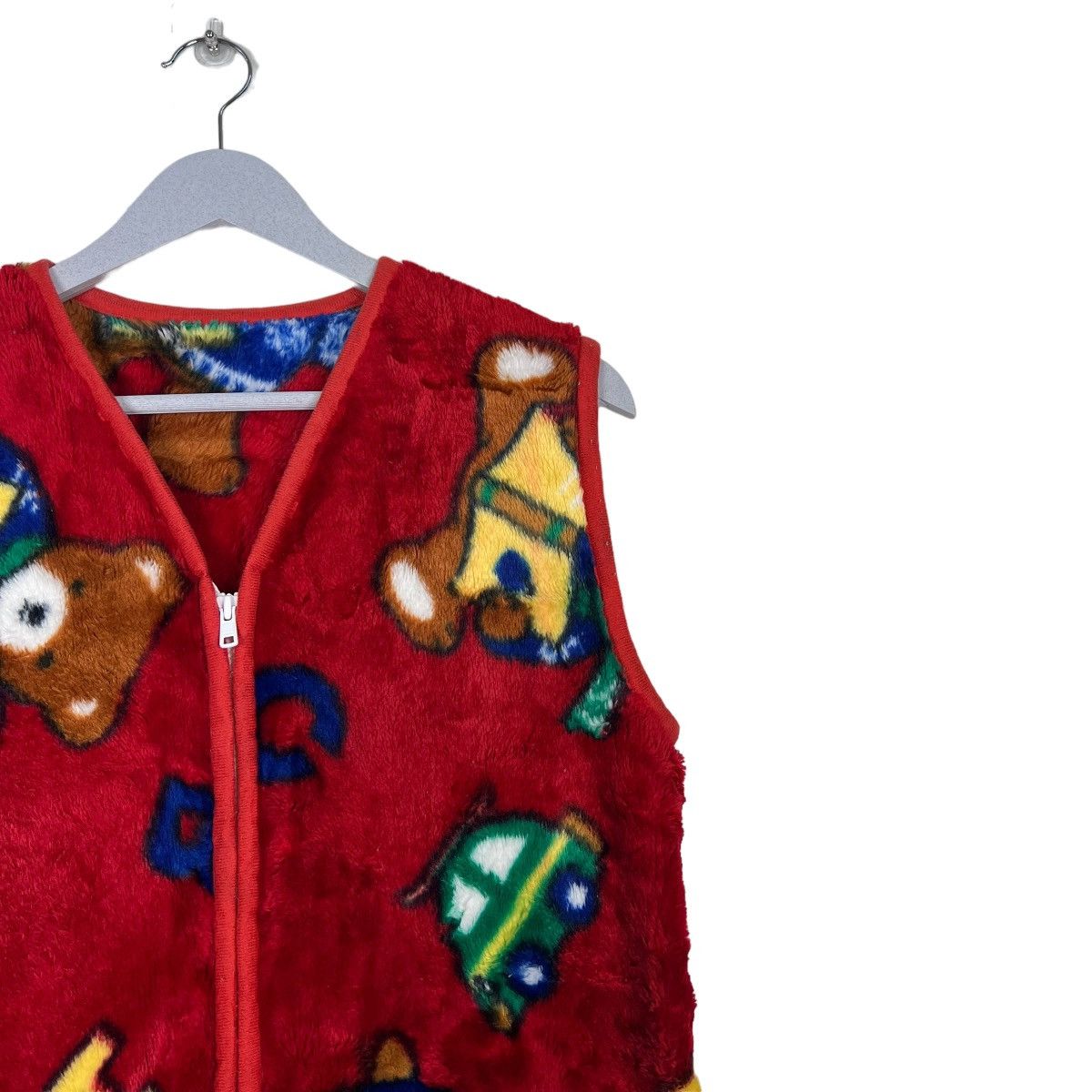 Japanese Brand 🔥 BEAR DEEP PILE FLEECE TANK TOP JACKET Size US M / EU 48-50 / 2 - 6 Thumbnail