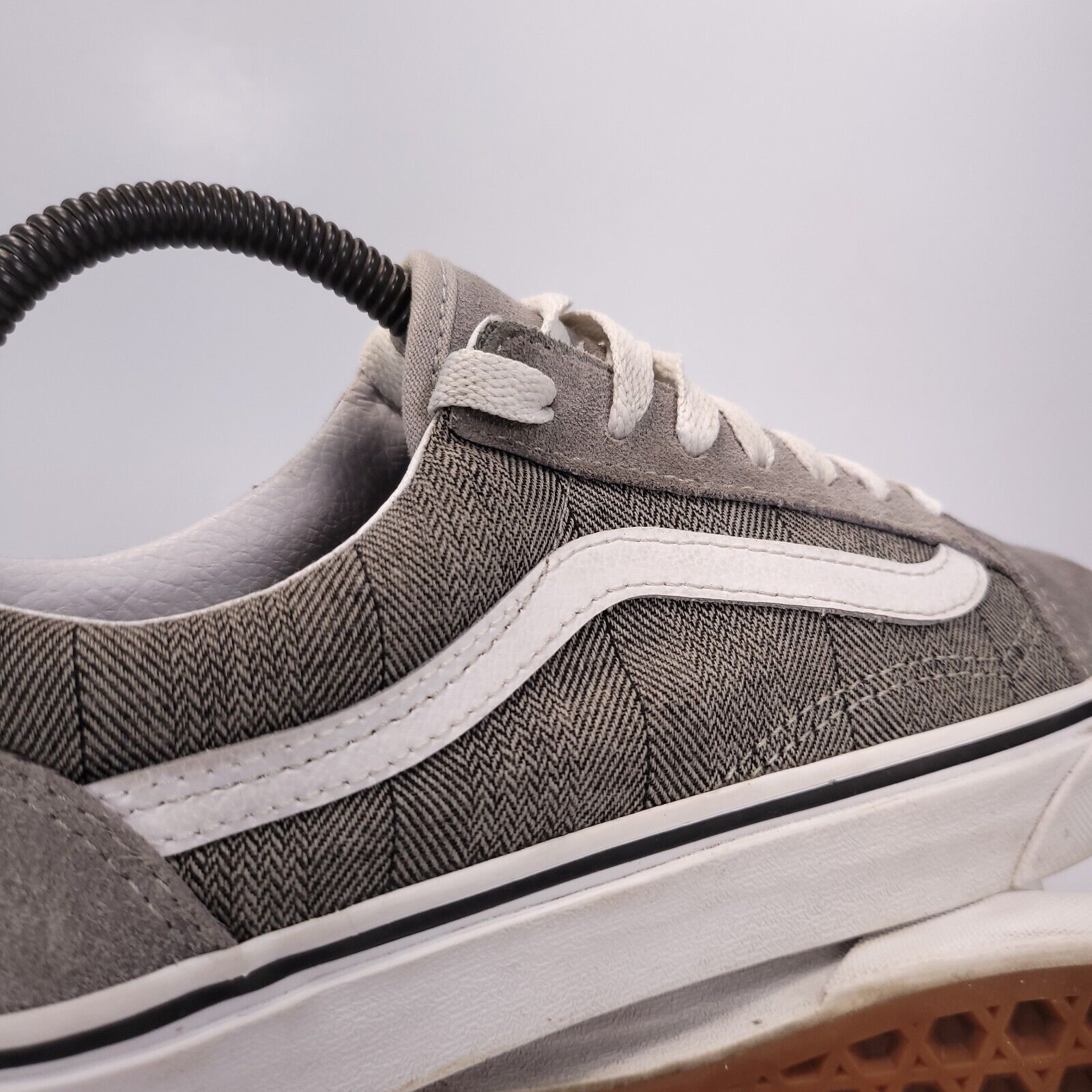 Vans Vans Off the Wall Old Skool Shoe Womens Size 7 508731 Gray Size US 7 / IT 37 - 8 Thumbnail
