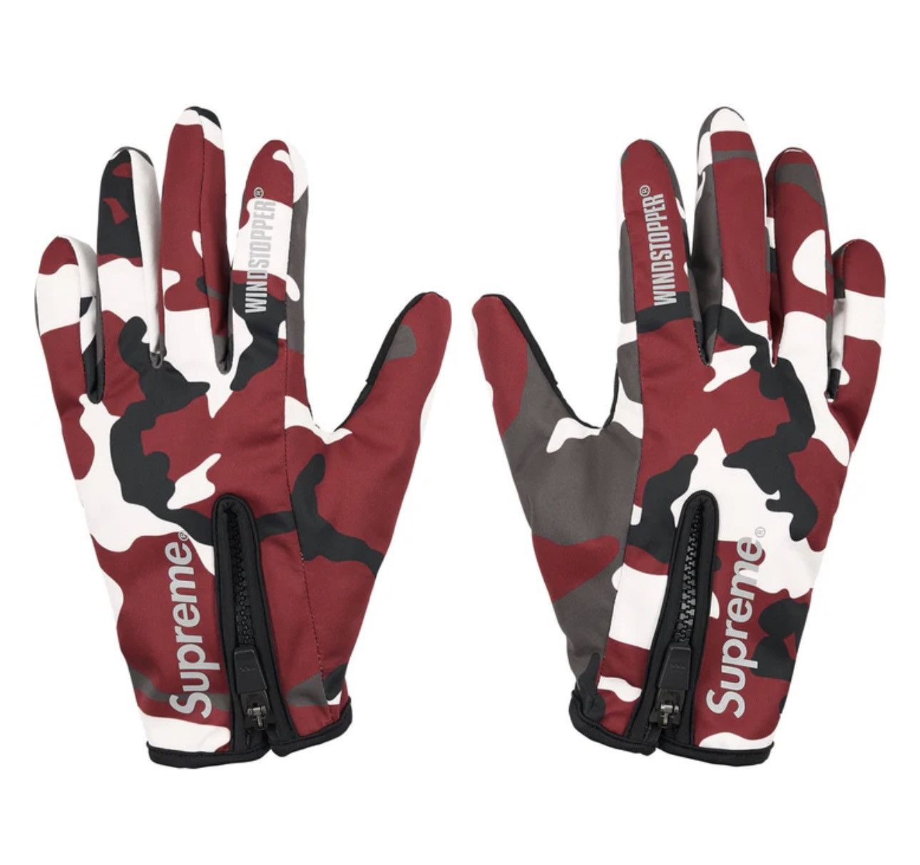 Supreme Windstopper Zip Gloves FW24 Taupe Brand New | Grailed