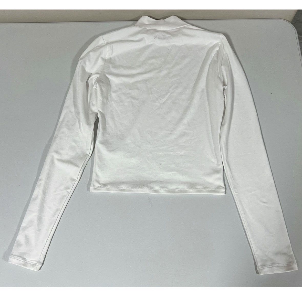 Hollister Hollister White Long Sleeve Turtleneck Top Blouse Size S 🤍✨ Size S / US 4 / IT 40 - 4 Thumbnail