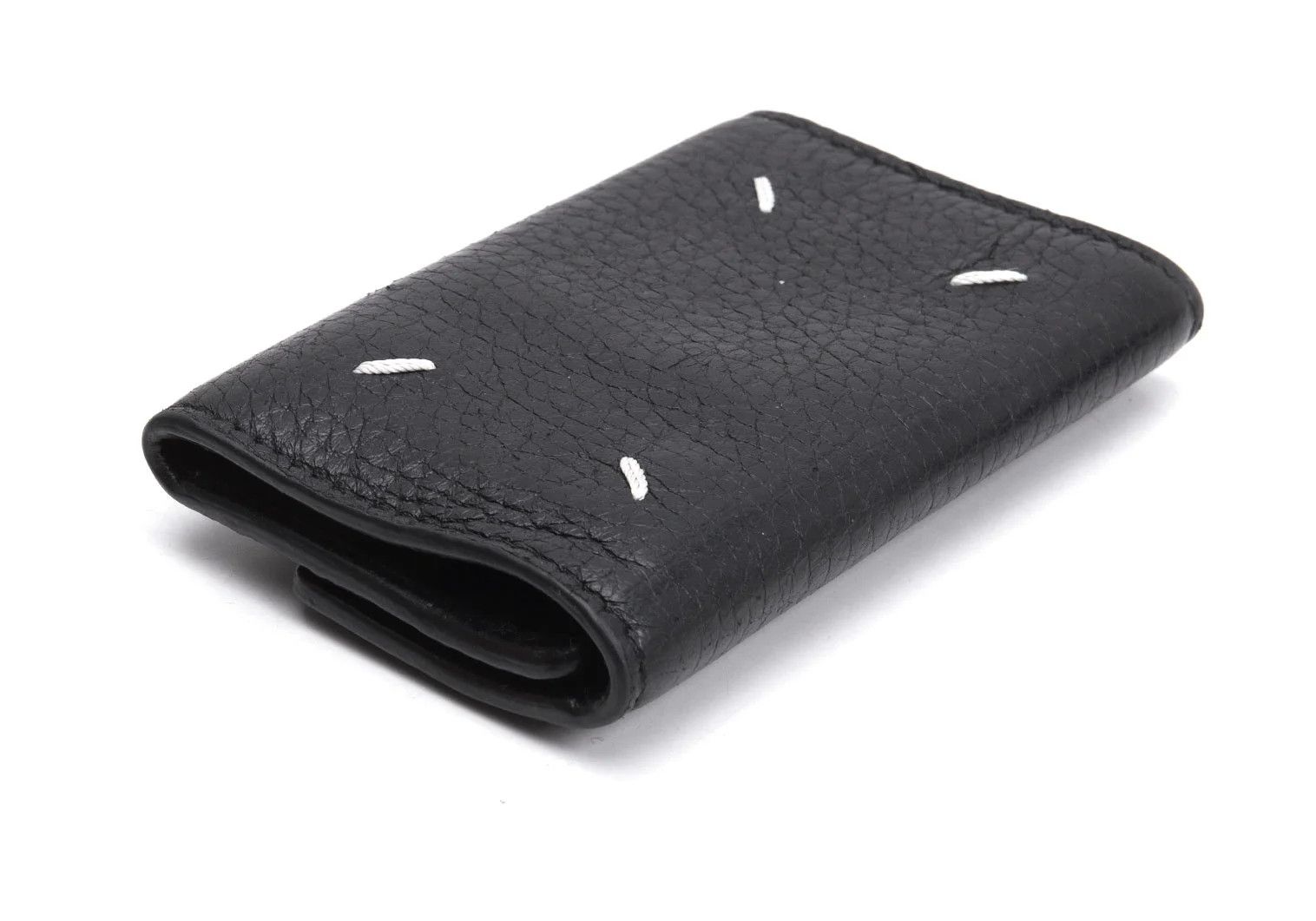 Maison Margiela Leather Key Case in Black Size ONE SIZE - 4 Thumbnail