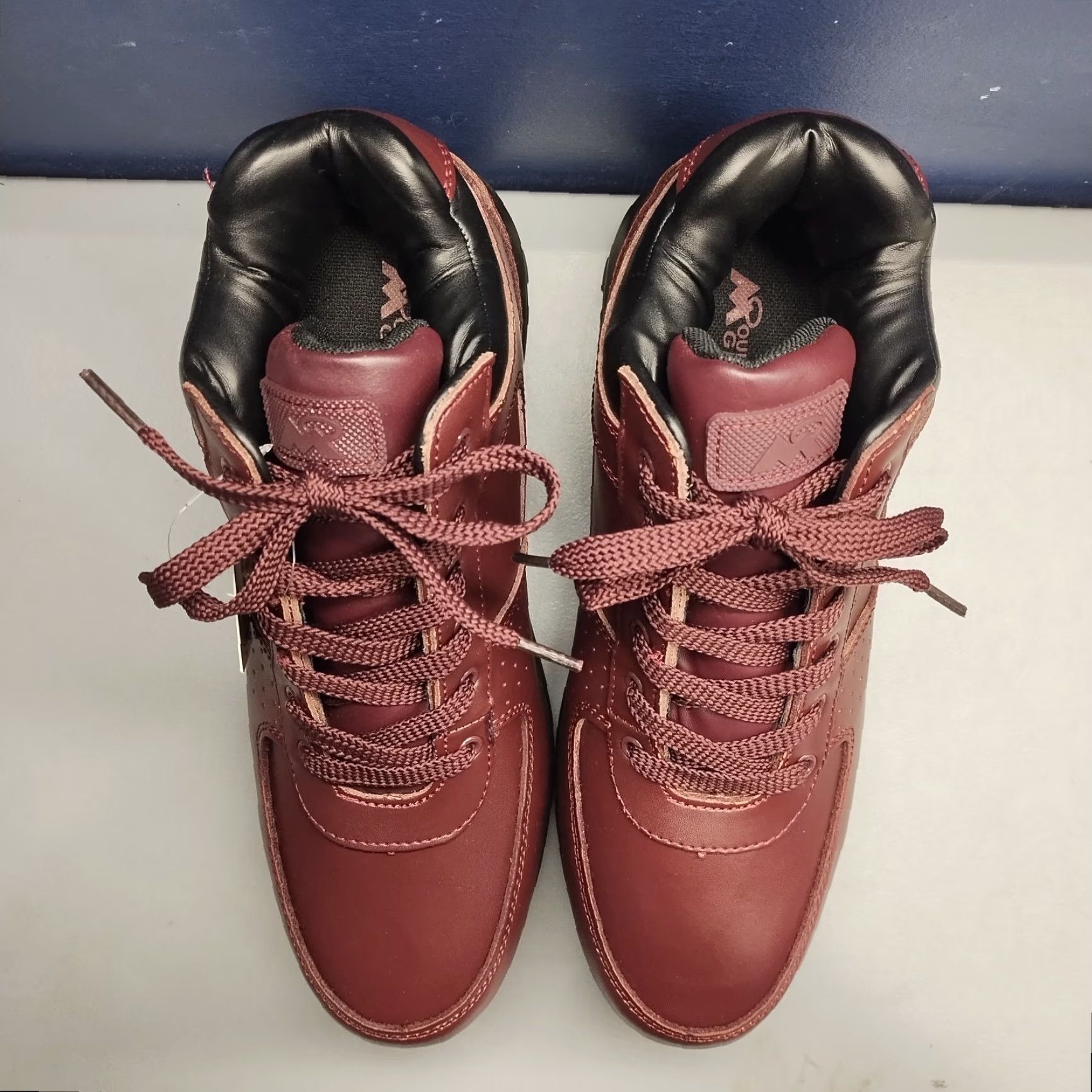 Vintage VINTAGE Mountain Gear D-Day LE 2 Boots Mens 11.5 Burgundy Black Leather Lace Up 31635121 Size US 12 / EU 45 - 6 Thumbnail