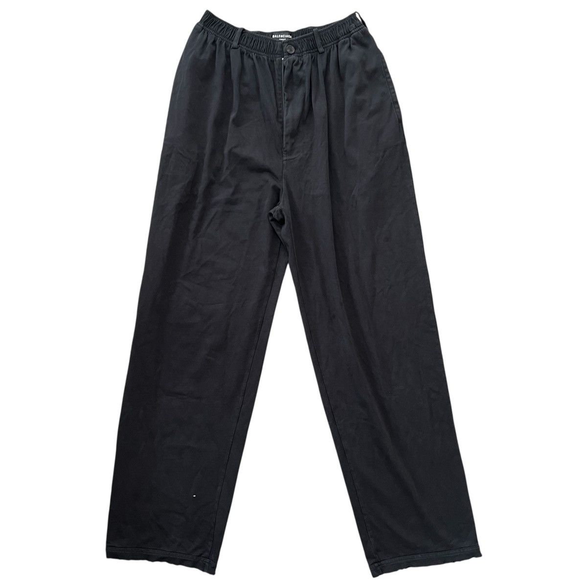 Balenciaga BALENCIAGA 2021 Cotton Loose Fit Trousers Pants Size US 31 - 1 Thumbnail