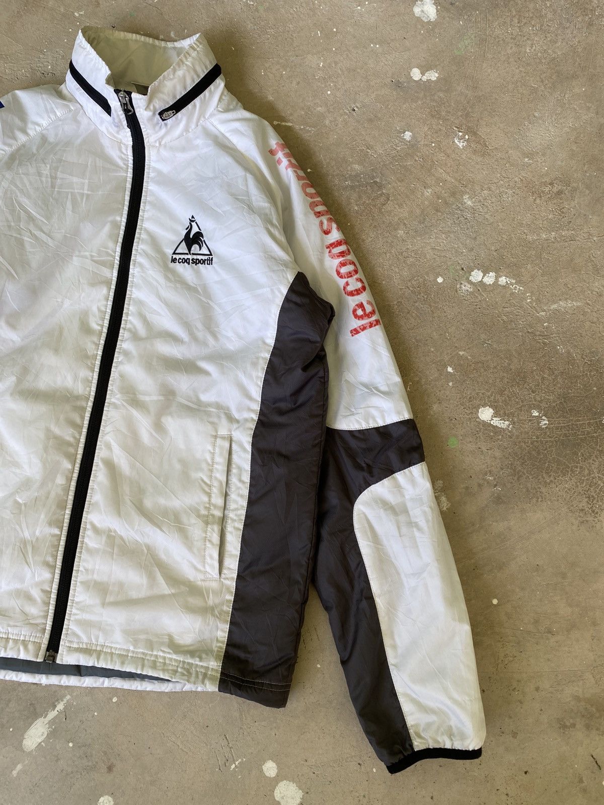 Le Coq Sportif Vintage Le Coq Sportif Spellout Track Jacket Size US M / EU 48-50 / 2 - 2 Thumbnail