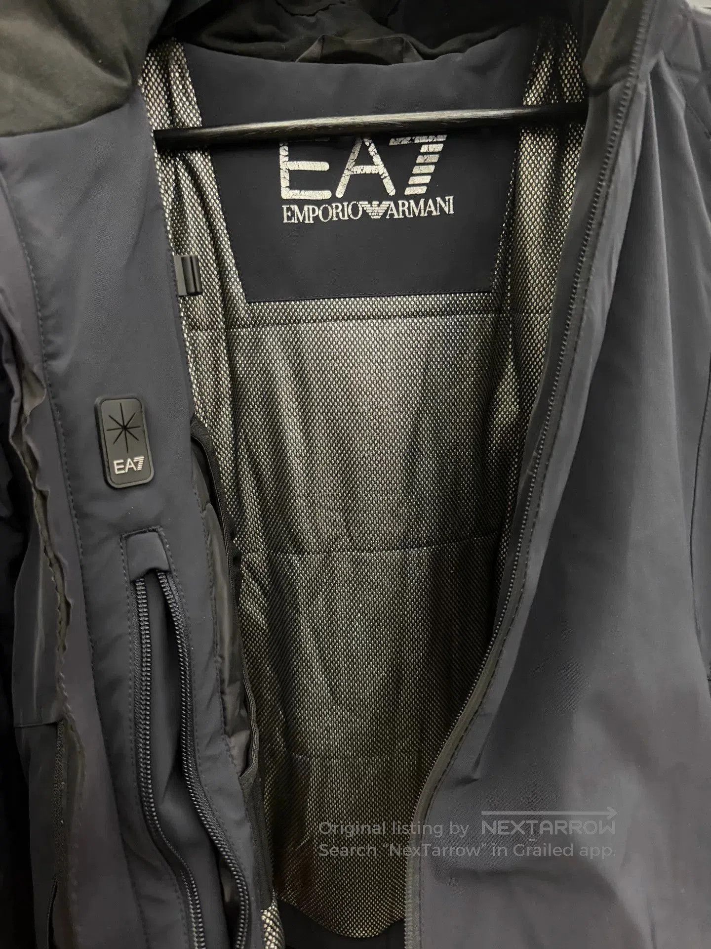 Emporio Armani EA7 Armani Men's Hooded Jacket. Size US XL / EU 56 / 4 - 5 Thumbnail