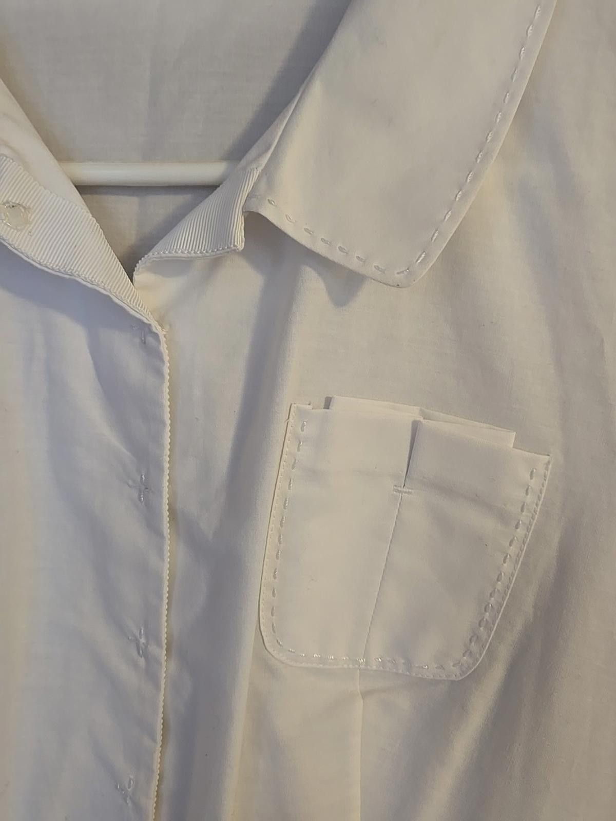 Elie Tahari Tahari Womens Shirt Dress Sz S Small 3/4 Sleeves White Size S / US 4 / IT 40 - 6 Thumbnail