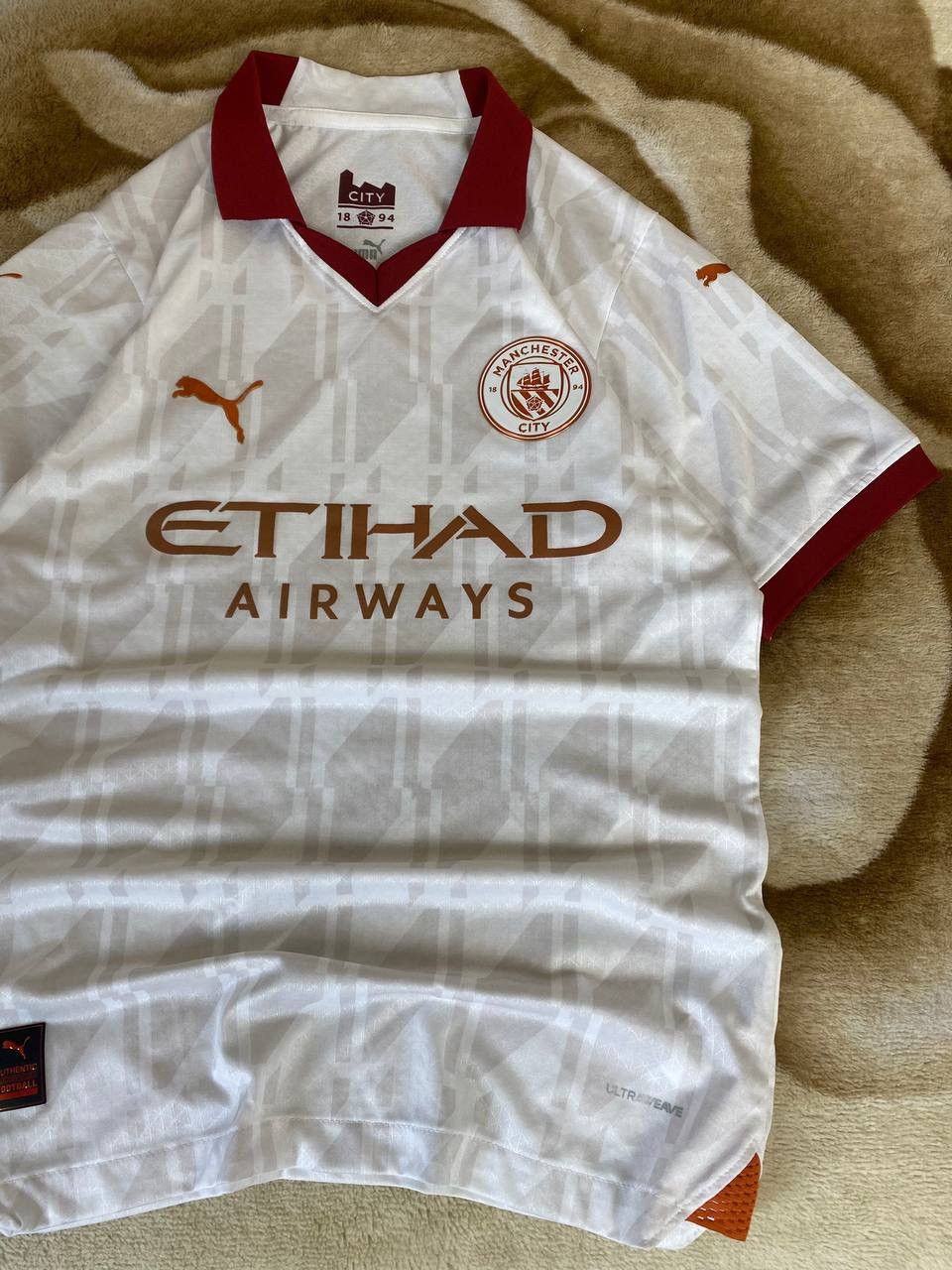 Puma 🔥 Manchester City Puma 2023-24 Away Jersey Shirt Mens Size US S / EU 44-46 / 1 - 2 Thumbnail