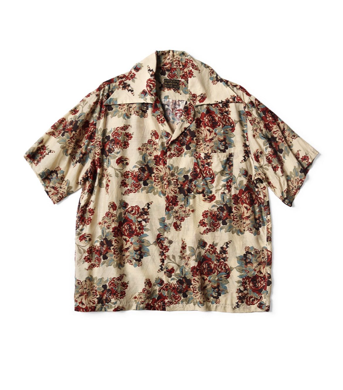Kapital Kapital Silk rayon Champagne Maria aloha shirt size 5 Size US XXL / EU 58 / 5 - 2 Thumbnail