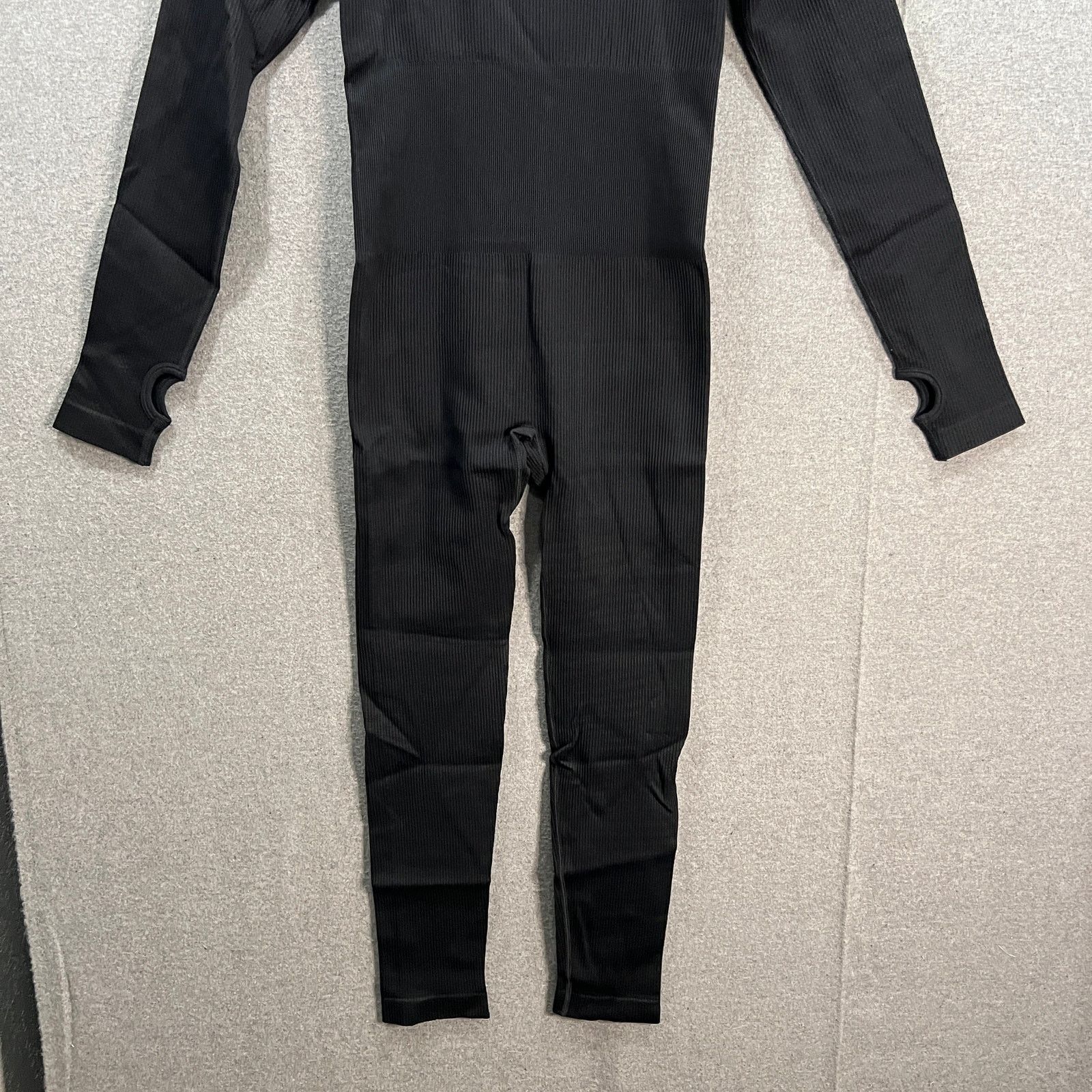 Other OQQ Women Long Sleeve Yoga Jumpsuits Workout Ribbed Size M / US 6-8 / IT 42-44 - 3 Thumbnail