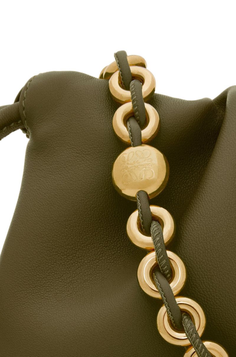 Loewe o1in1g0526 Size: OS/ Mini Flamenco Purse Bag in Khaki Green Size ONE SIZE - 7 Thumbnail