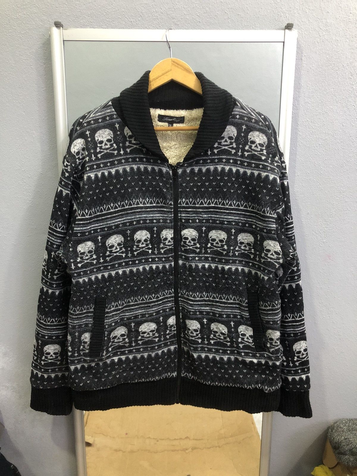 Mastermind Japan MMJ - Barefoot Dreams - Pile Zip-Up Logo Hoodie