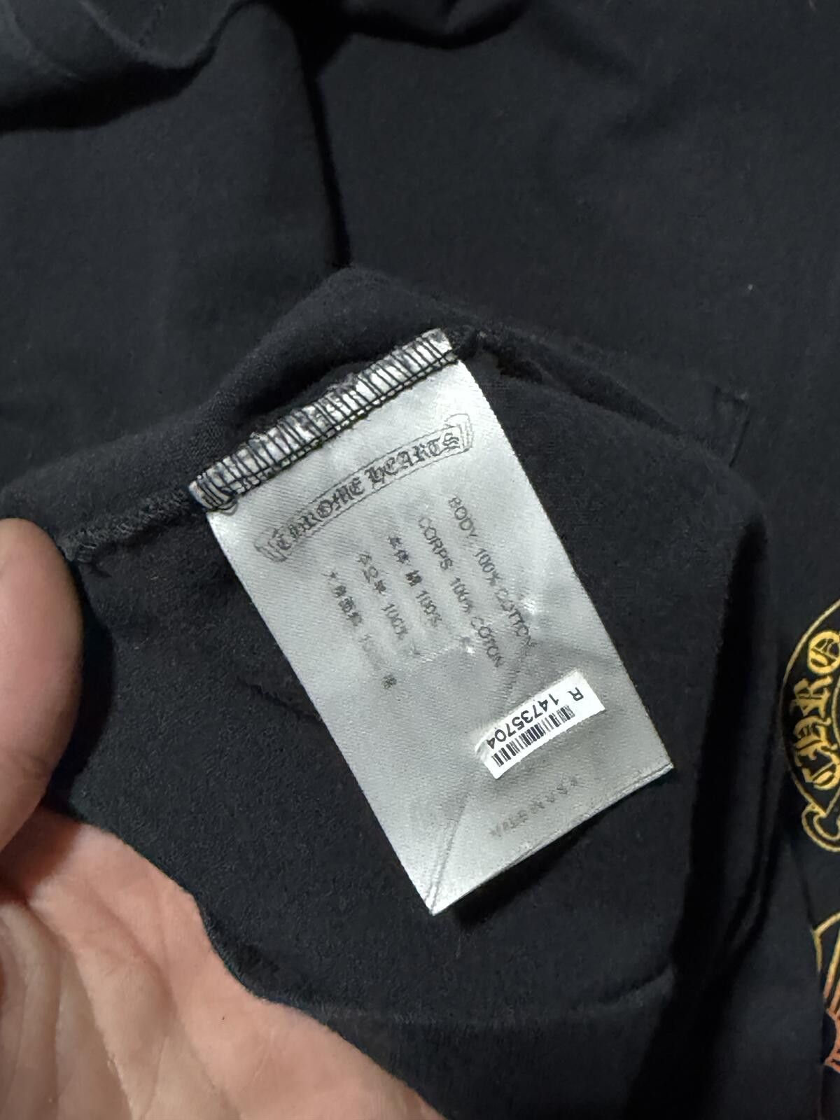 Chrome Hearts Chrome Hearts Gradient T Bar Logo L/S - Sz M Size US M / EU 48-50 / 2 - 5 Thumbnail