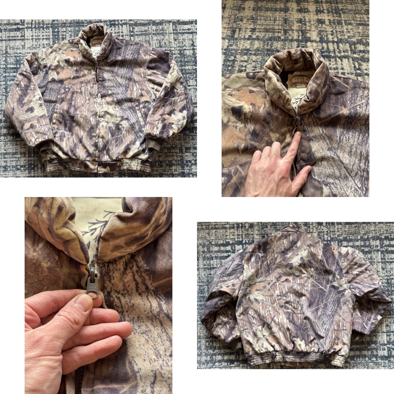 Vintage VINTAGE Pella Products Waterproof Reversible Woodl and Camo Jacket XL Men Size US XL / EU 56 / 4 - 8 Thumbnail