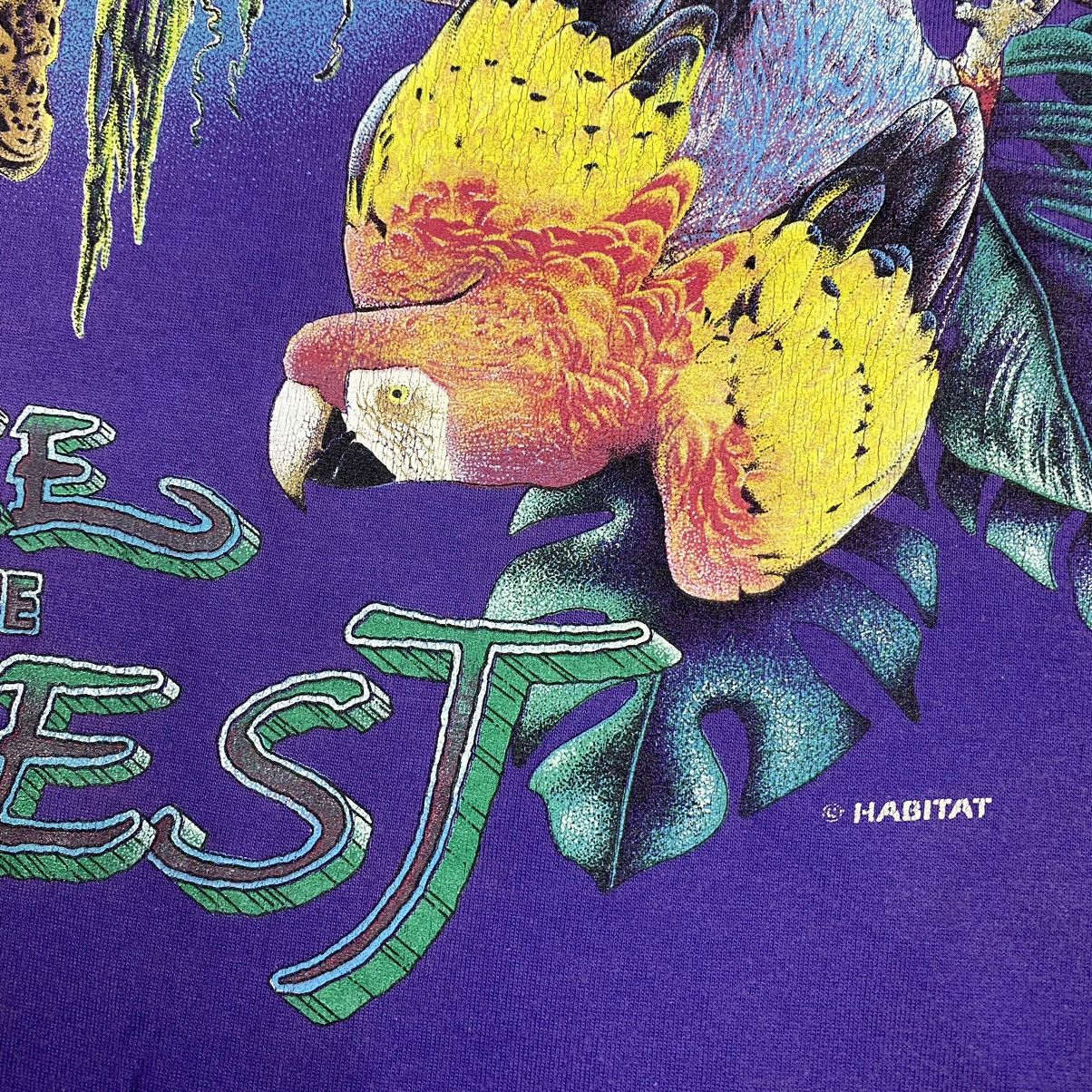 Habitat × Vintage VINTAGE HABITAT WAKE UP TO THE RAINFOREST MIRROR PRINTED TEE Size US M / EU 48-50 / 2 - 4 Thumbnail