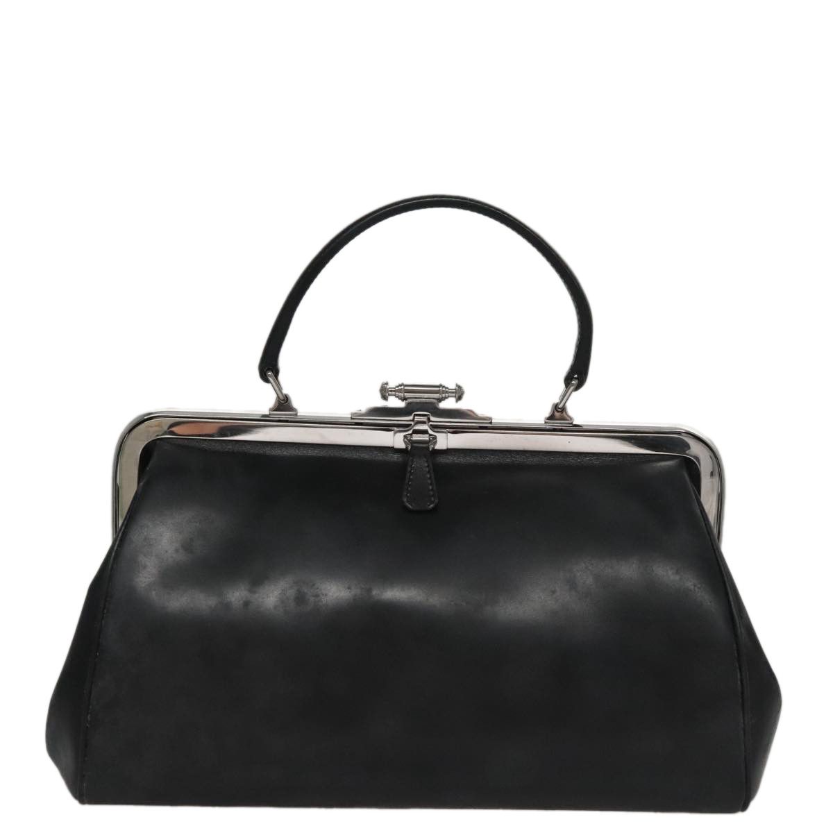 Prada Flame Black Leather Handbag (Pre-Owned) Size ONE SIZE - 1 Thumbnail