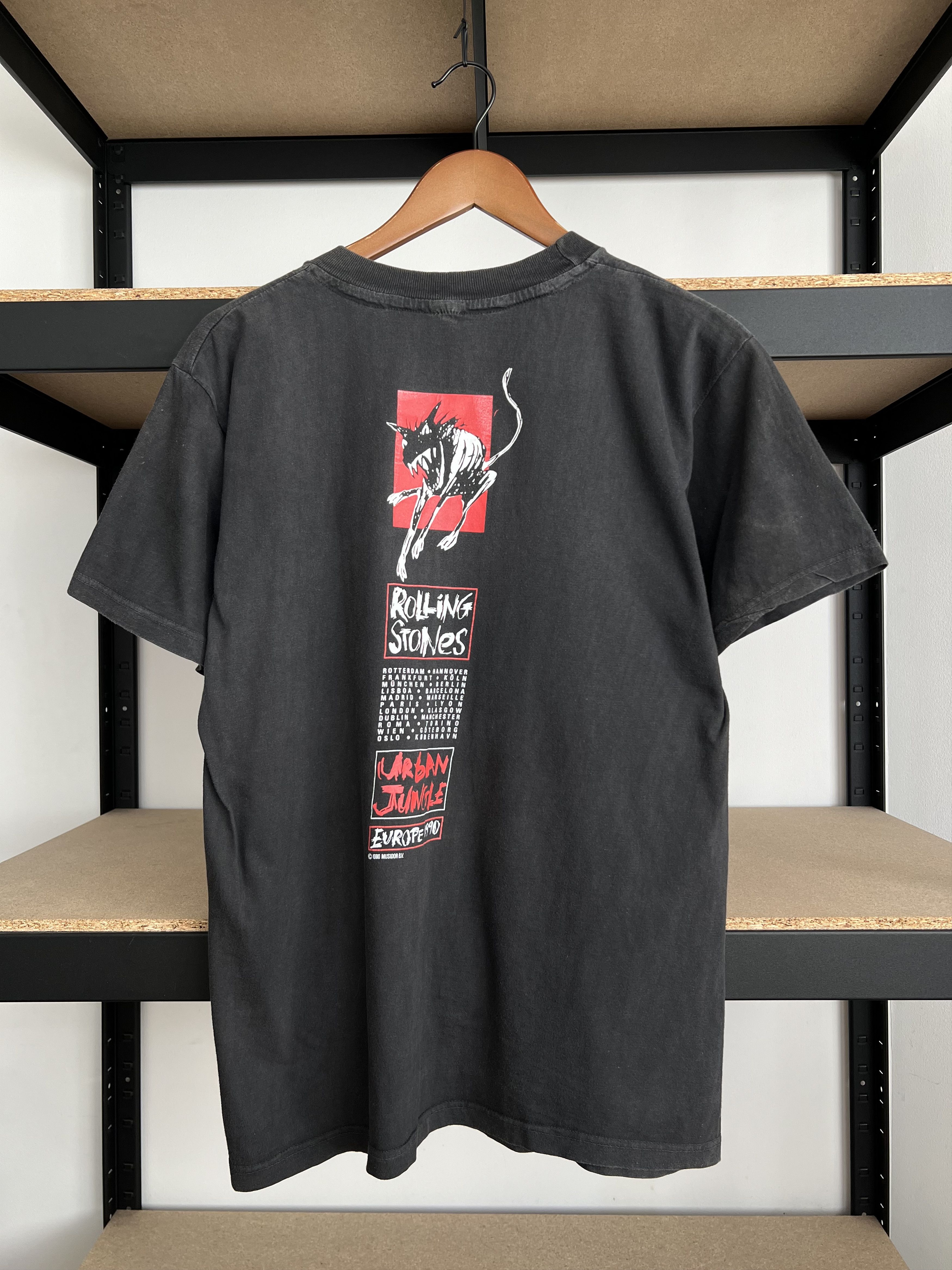 Band Tees Vintage 1989 The Rolling Stones Urban Jungle 1990 T-shirt Size US L / EU 52-54 / 3 - 2 Thumbnail