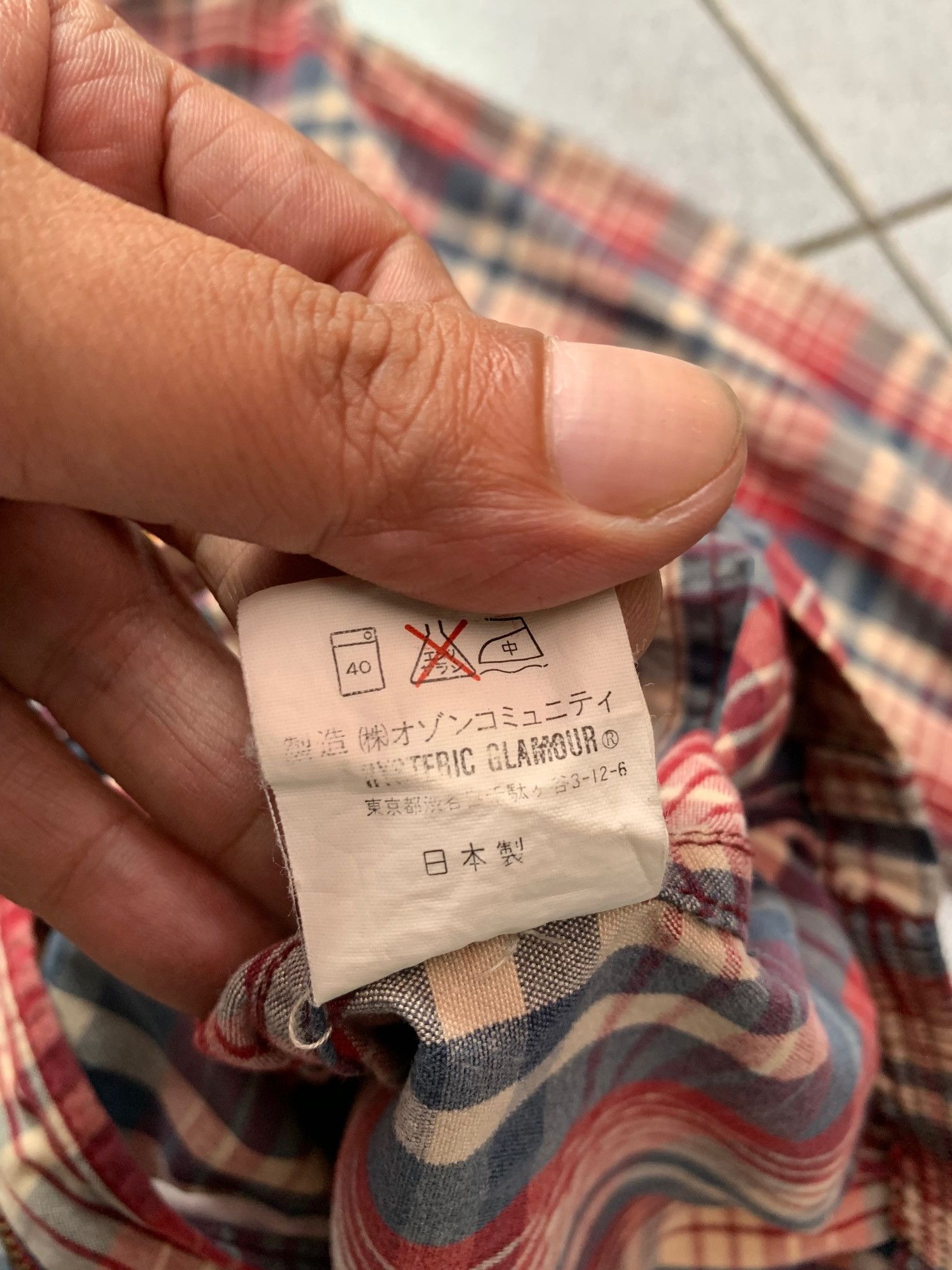 Hysteric Glamour Hysteric Glamour Plaid Jacket cotton Size US S / EU 44-46 / 1 - 10 Thumbnail