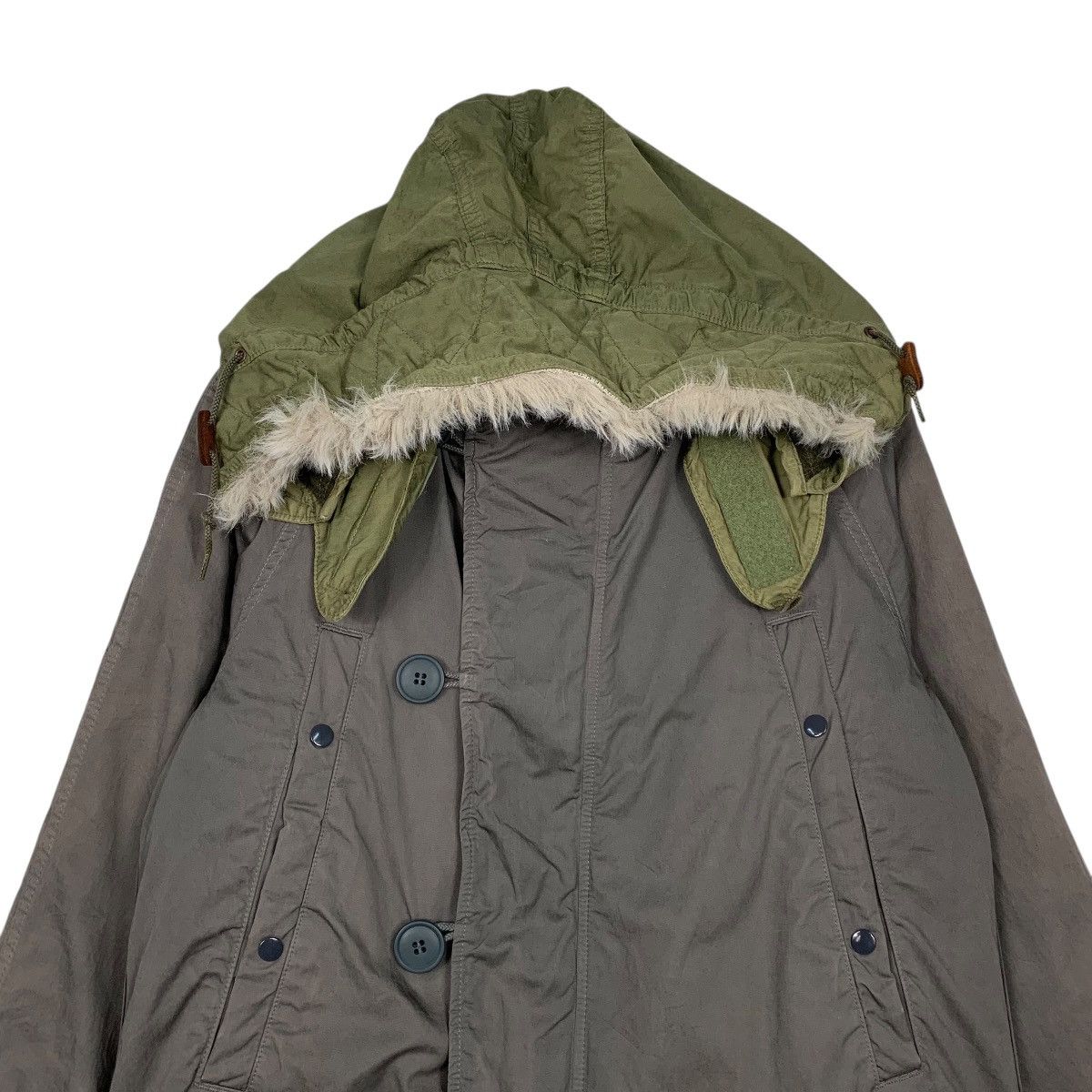 Japanese Brand Denim & Dungaree Hooded Parka Size US S / EU 44-46 / 1 - 2 Thumbnail