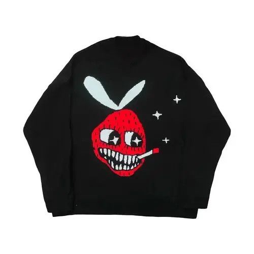 Japanese Brand × Vintage Women Knitted Sweater Fashion Funny Size ONE SIZE - 4 Thumbnail