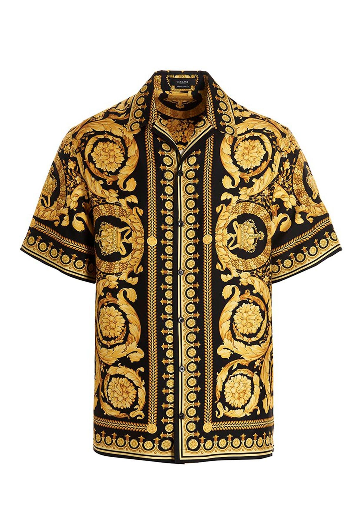 image of Versace 'barocco' Shirt, Men's (Size Small)