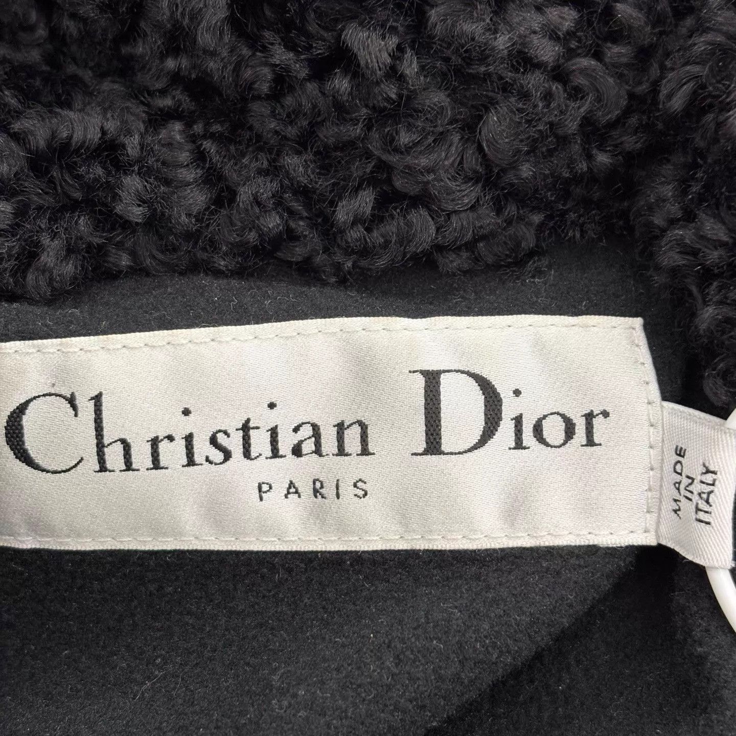 Dior Dior half-zip embroidered logo teddy jacket black S Size S / US 4 / IT 40 - 3 Thumbnail