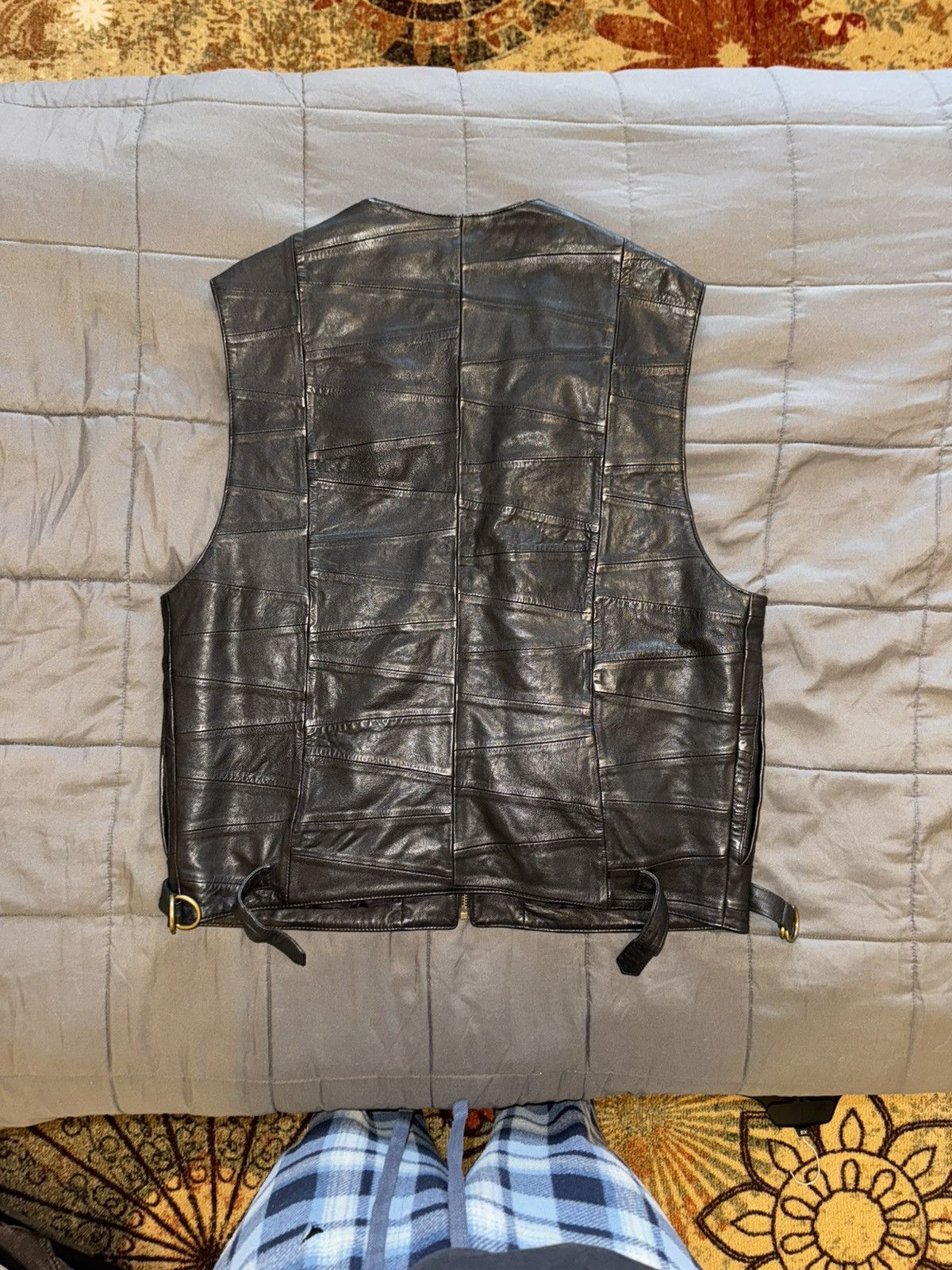 Supreme Supreme Patchwork Leather Cargo Vest Size US S / EU 44-46 / 1 - 2 Thumbnail