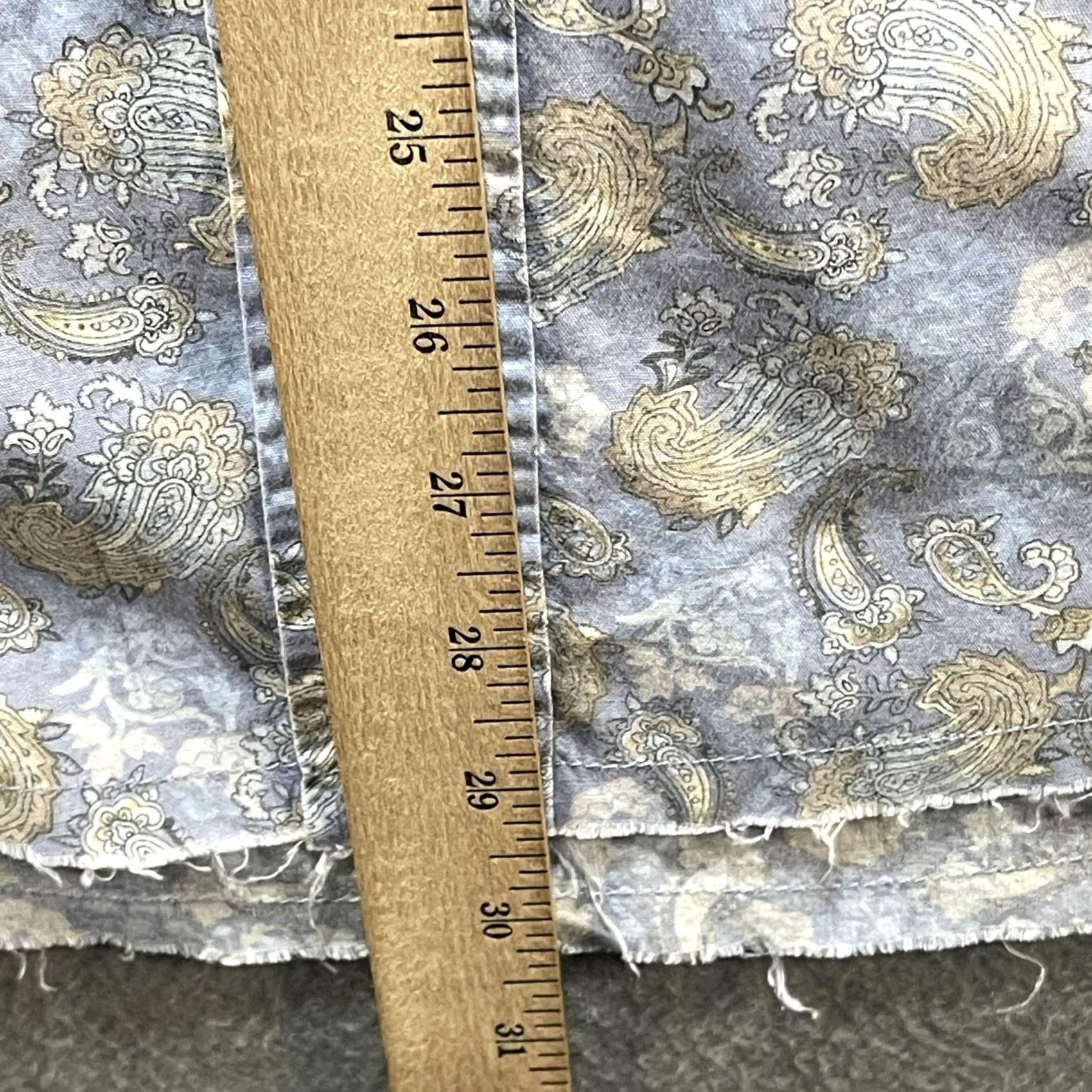Roper VINTAGE Roper Shirt Mens Medium Blue Gold Paisley Western Pearl Snap Long Sleeve Size US M / EU 48-50 / 2 - 7 Thumbnail