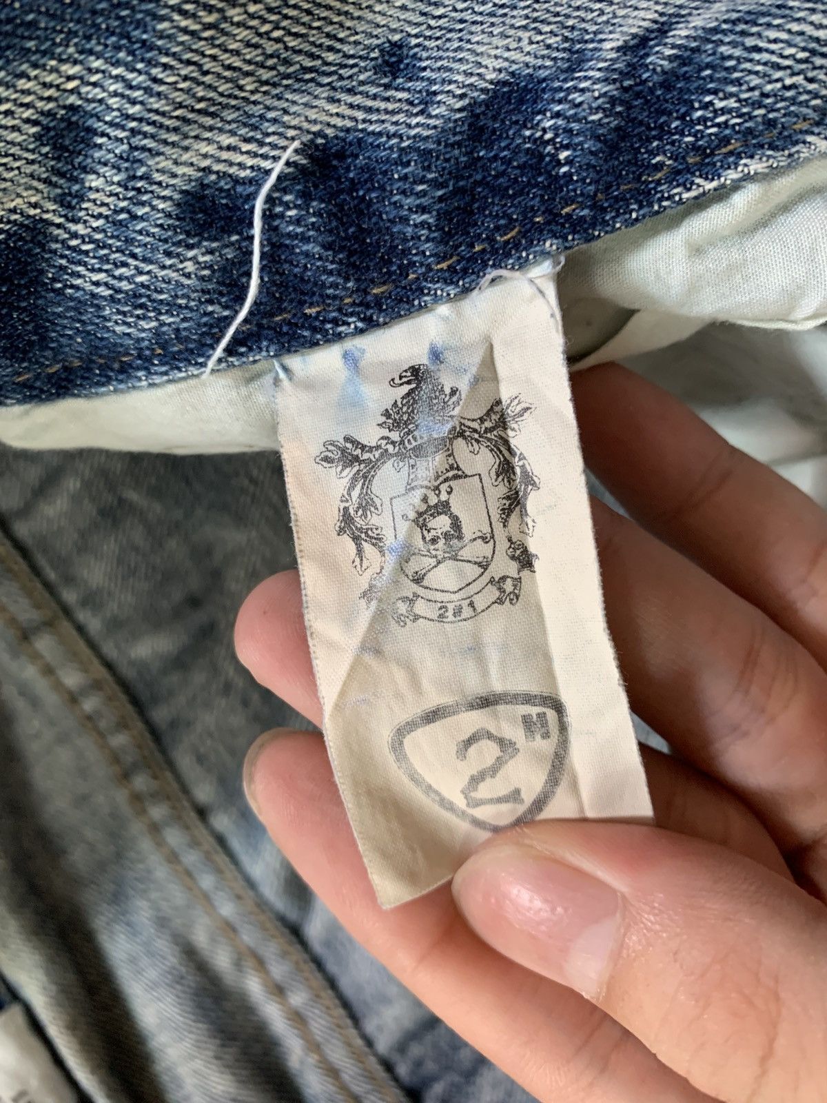 If Six Was Nine Y2K Japanese Distressed Denim Size US 31 - 14 Thumbnail