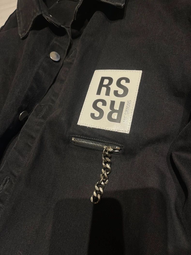 Raf Simons raf simons Chest Chain Denim Shirt 2502-Nextarrow Size US M / EU 48-50 / 2 - 3 Thumbnail